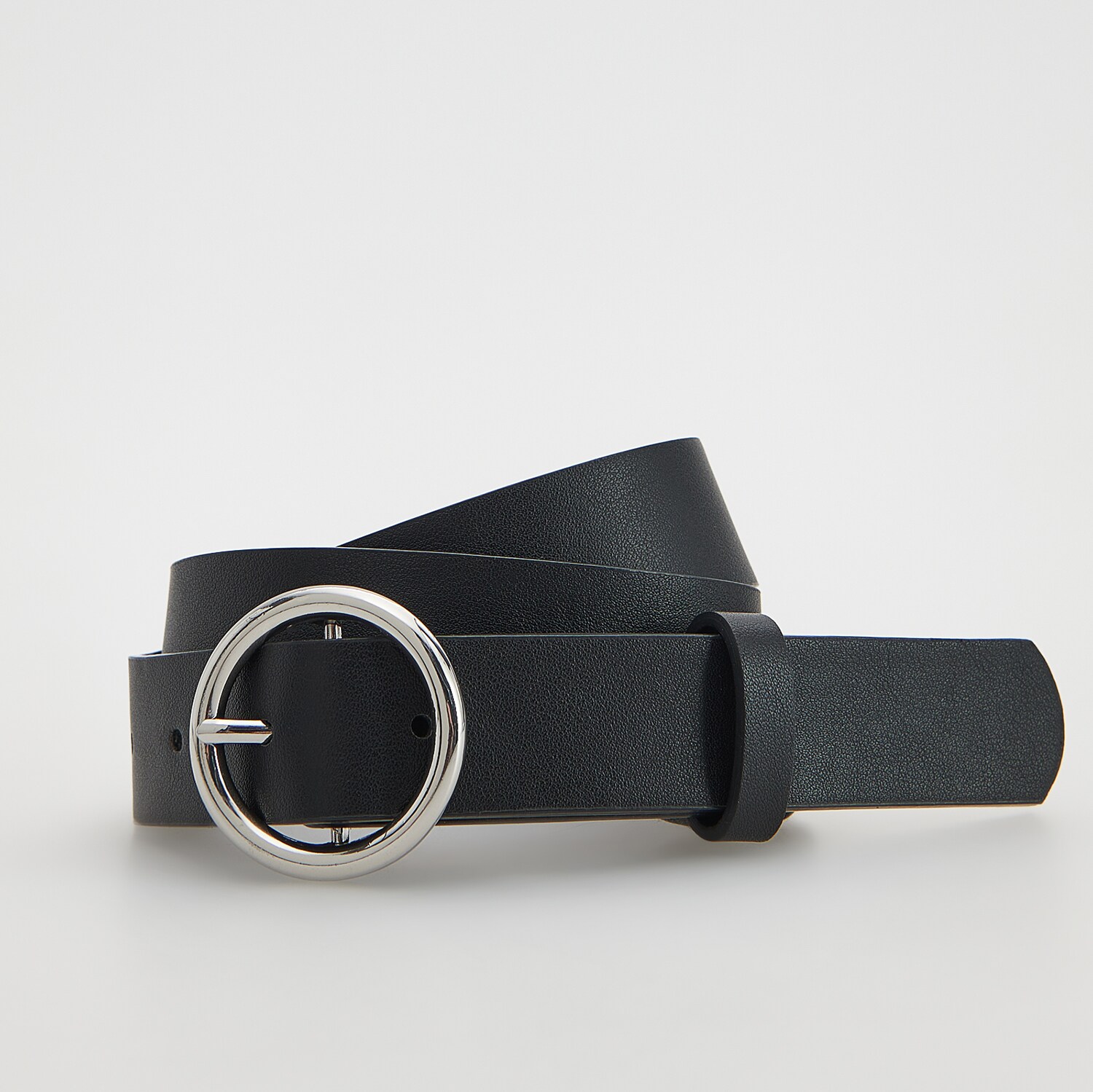 Reserved – Curea moale, cu cataramă decorativă – Negru accessories imagine noua 2022