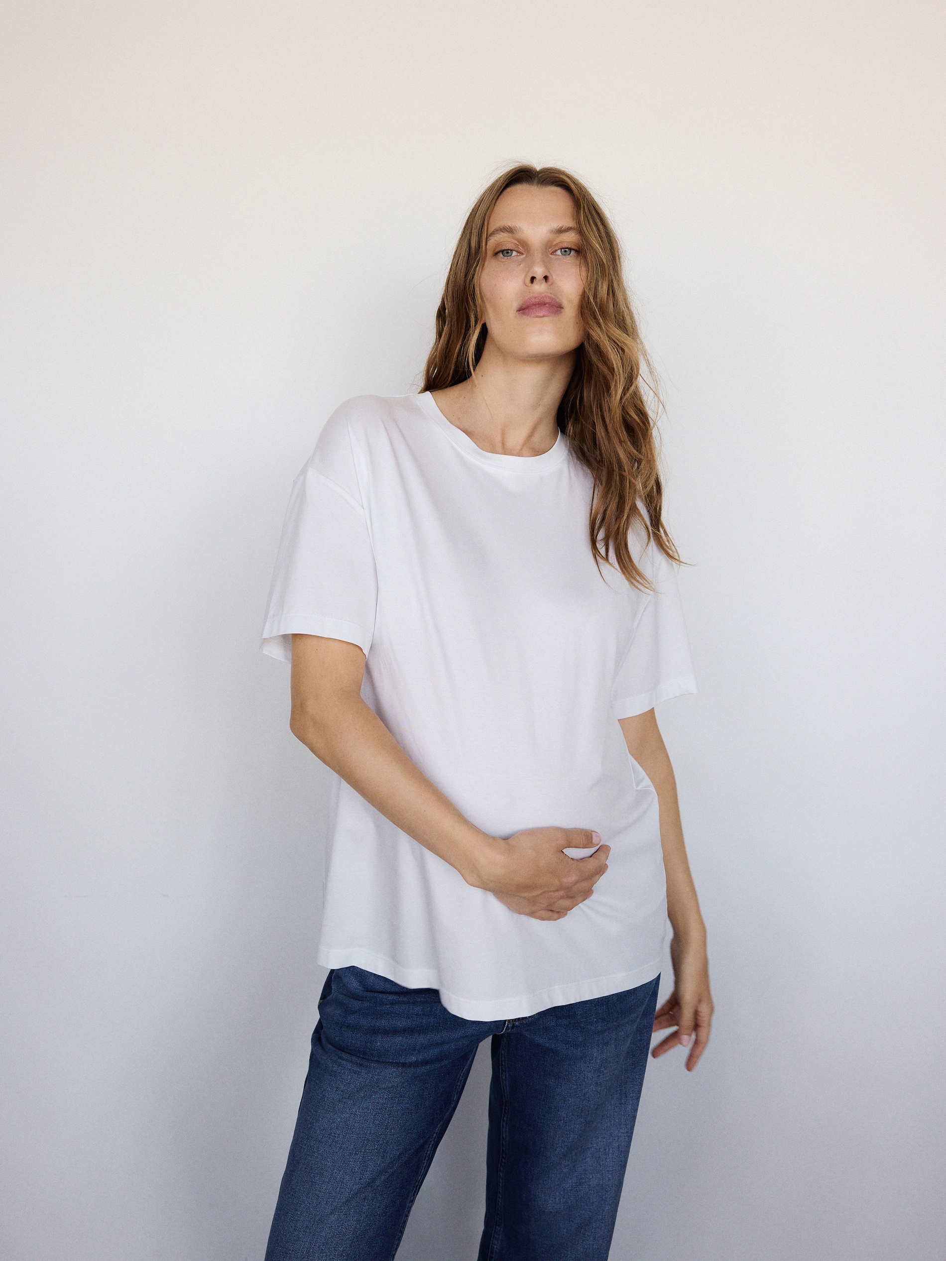 Reserved - Μπλούζα oversize από μείγμα modal φωτογραφία