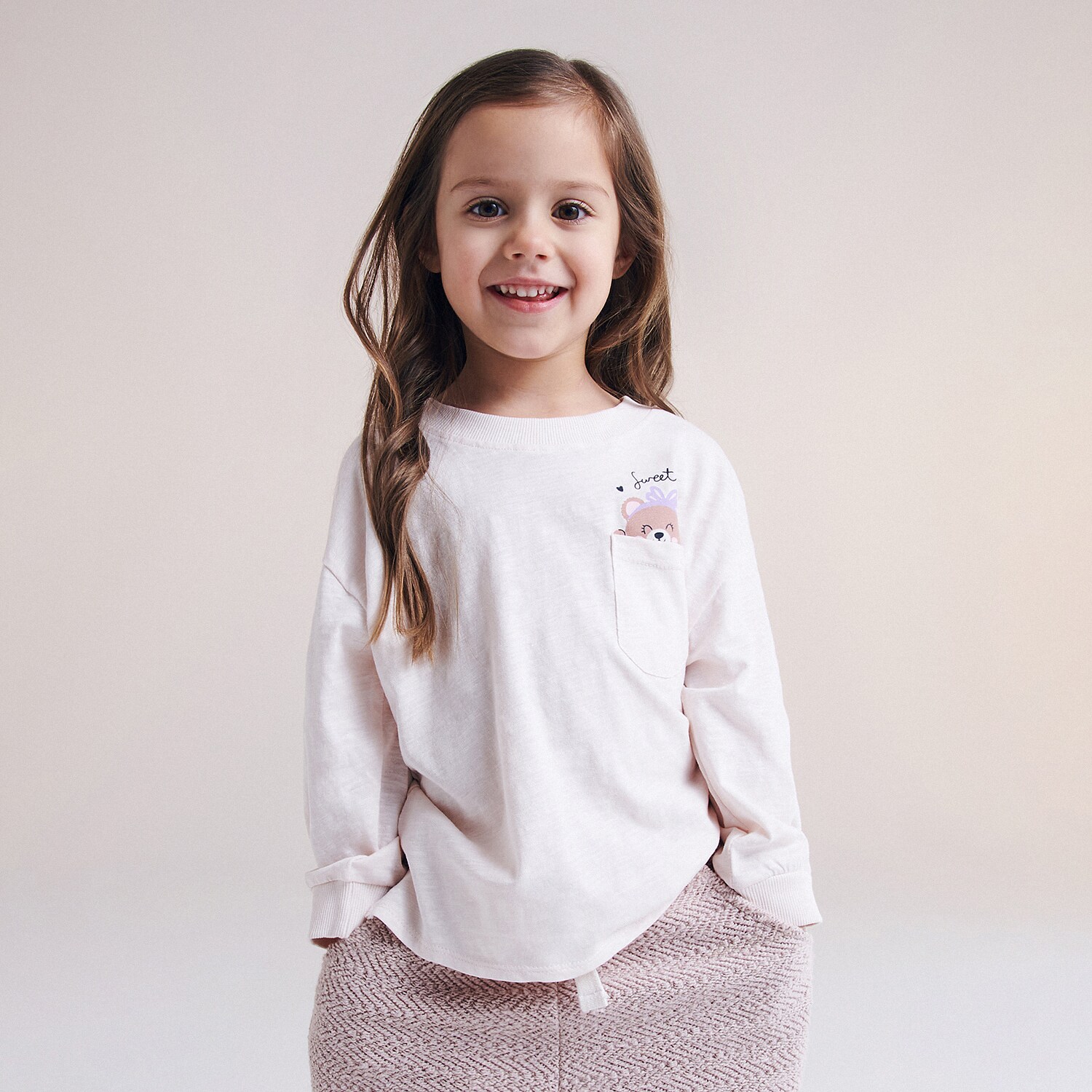 Reserved – Tricou cu buzunar – Roz baby imagine noua 2022