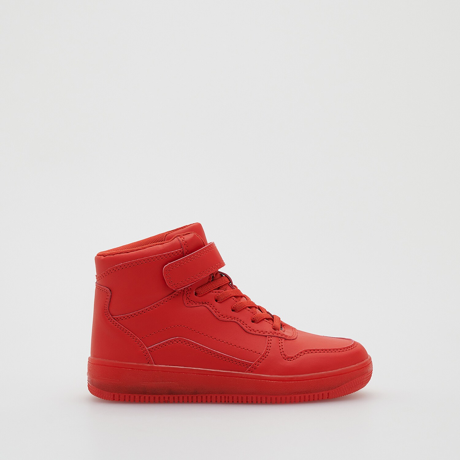 Reserved – Pantofi Sneakers peste gleznă – Roșu Boy imagine noua 2022