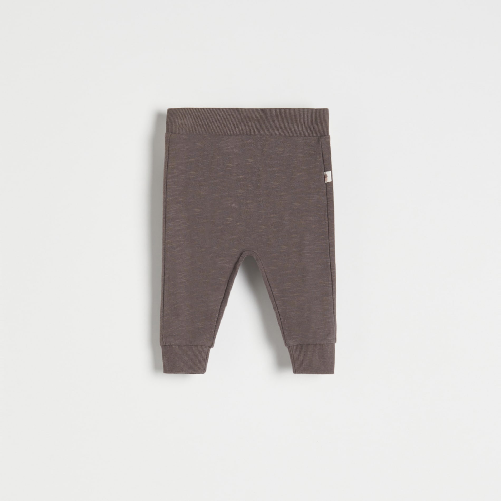 Reserved – Pantaloni basic, din bumbac – Gri Basic imagine noua gjx.ro