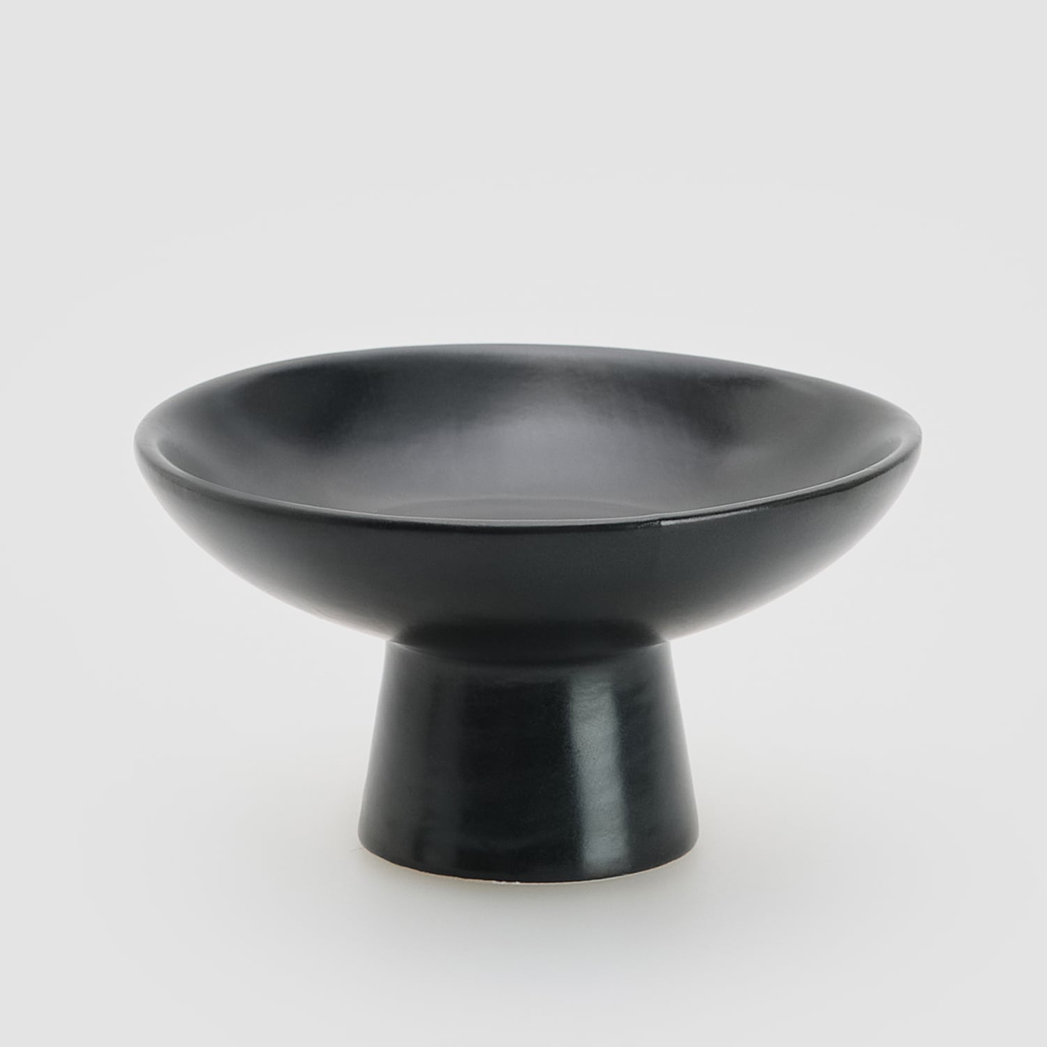 Reserved - Suport pentru lumânare din ceramică - Negru