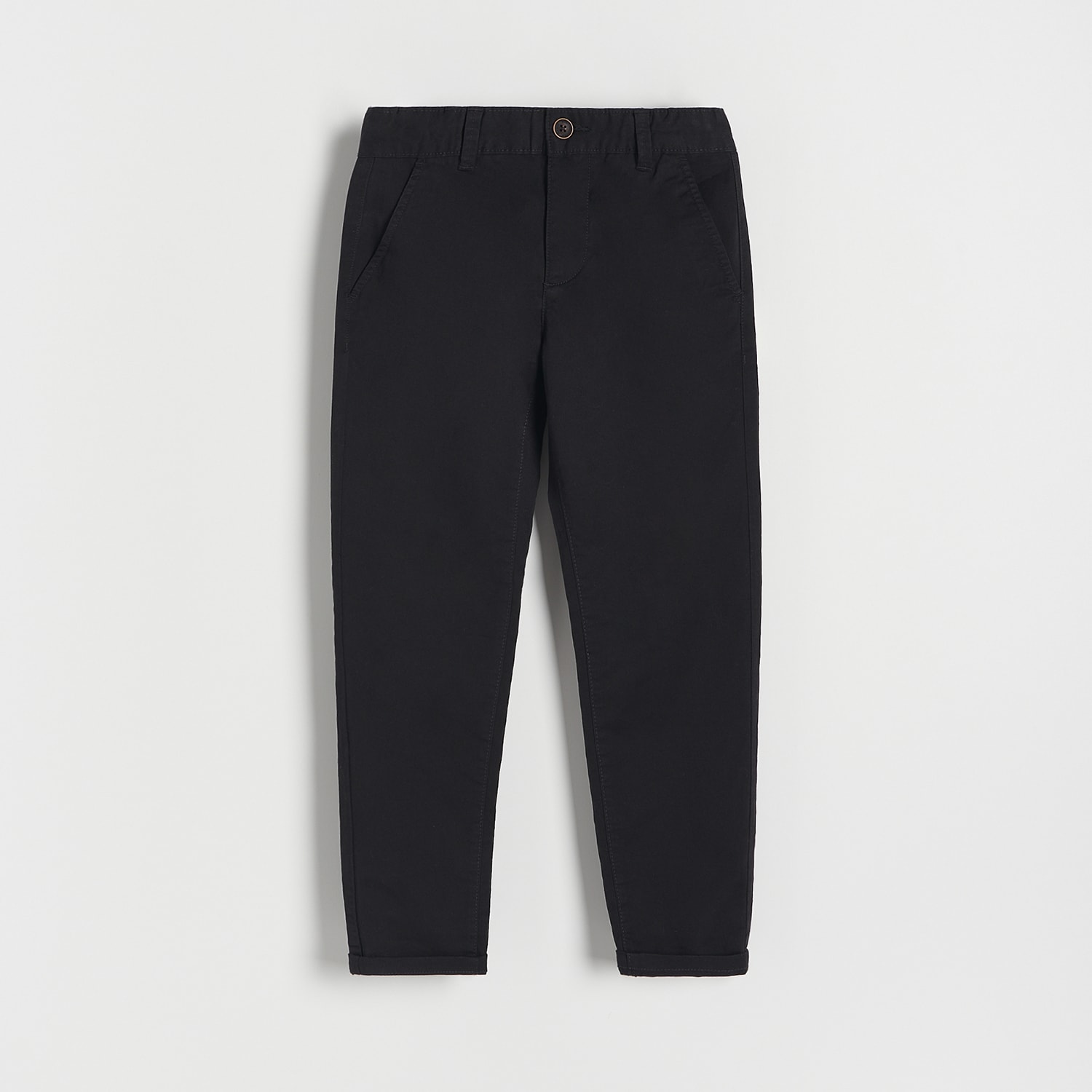 Reserved – Pantaloni chino în carouri – Negru (In) imagine noua gjx.ro