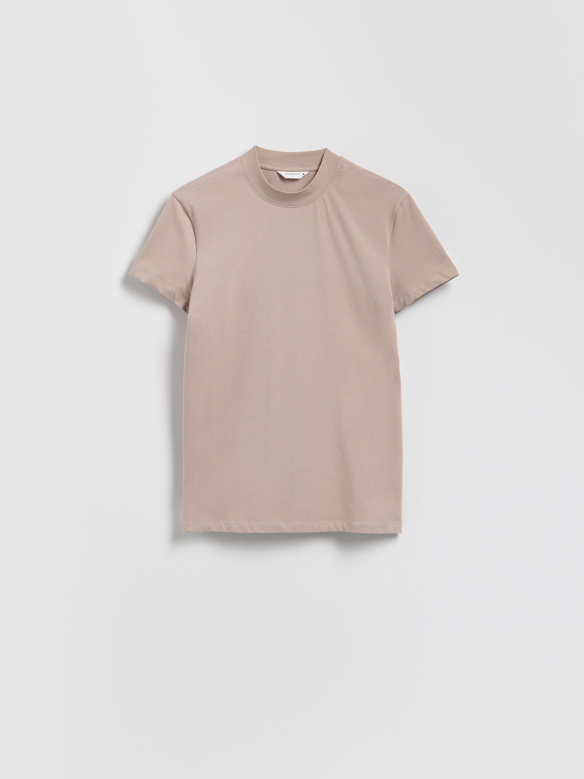 Reserved - Βαμβακερή μπλούζα slim fit φωτογραφία