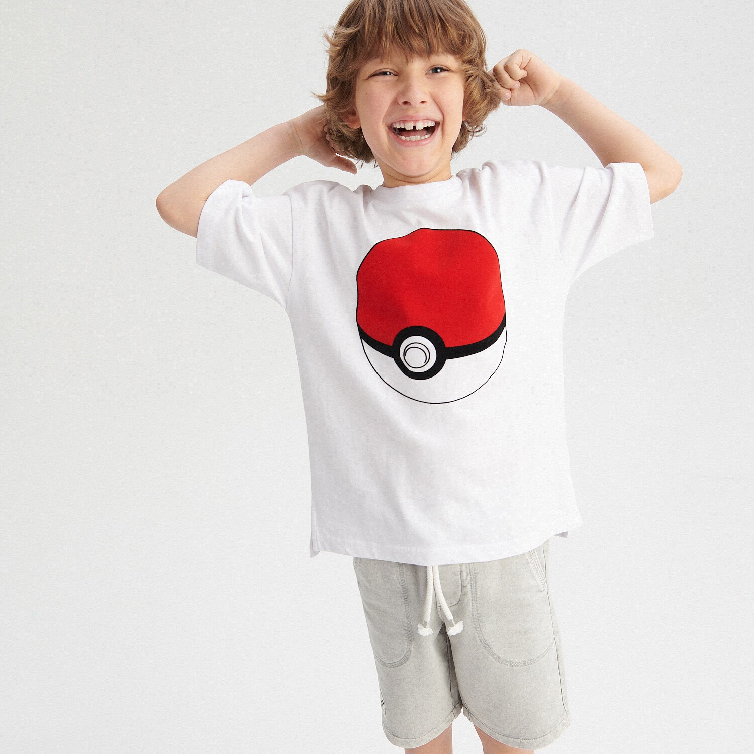 Reserved – Tricou cu imprimeu Pokémon – Alb alb imagine noua 2022