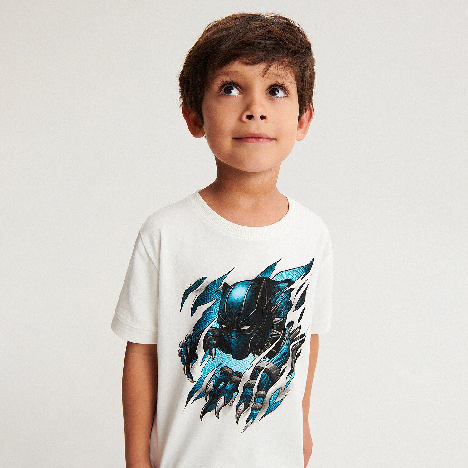 Reserved – Tricou Black Panther – Ivory Black imagine noua 2022