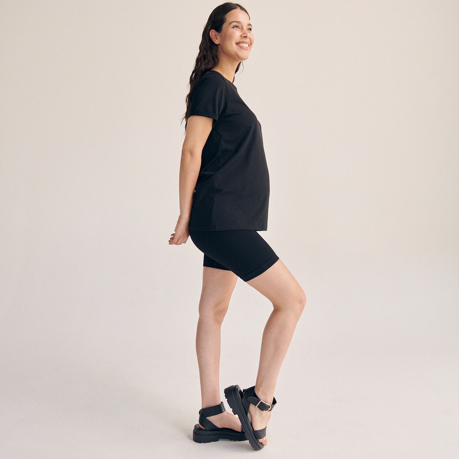 Reserved – Tricou cu conținut ridicat de bumbac organic – Negru imagine noua 2022