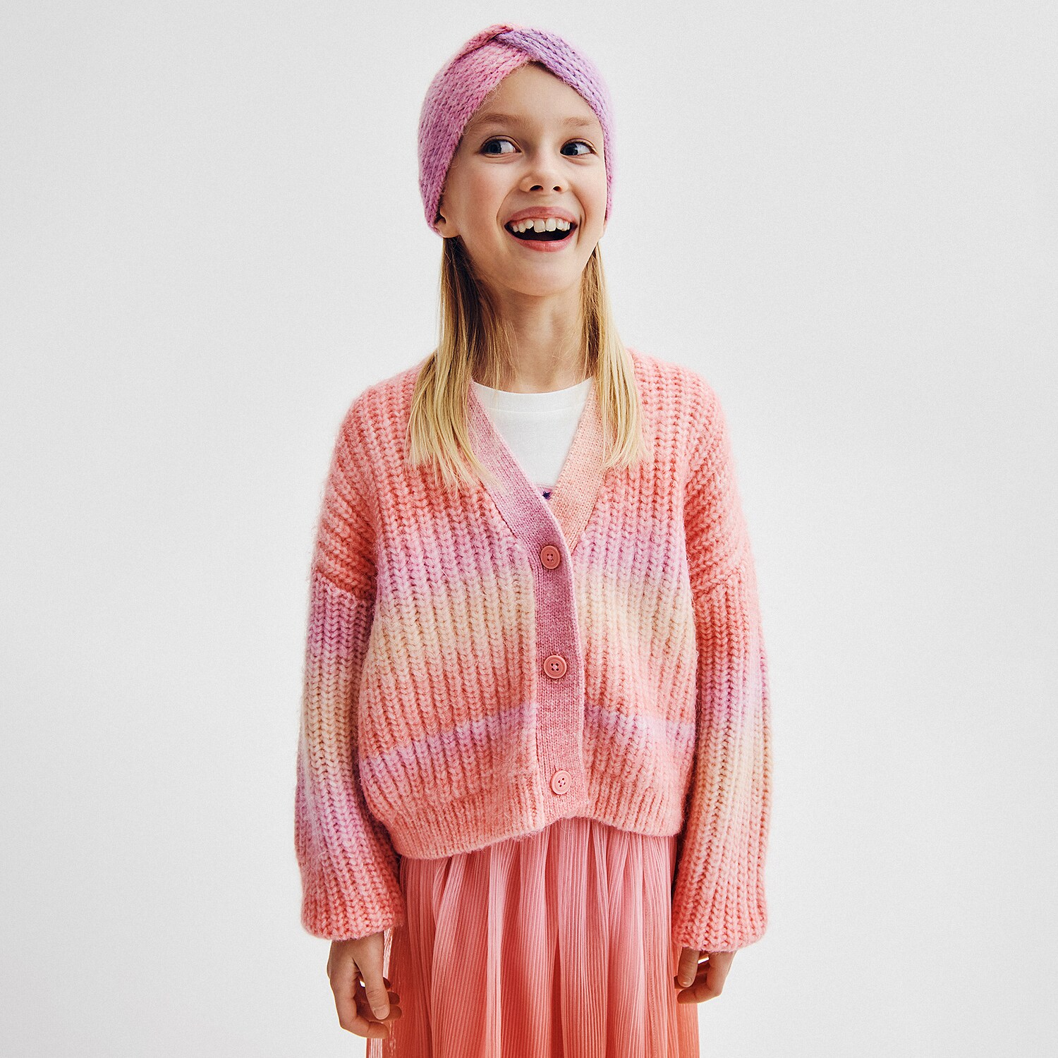 Reserved – Cardigan cu fire multicolore – Multicolor Cardigan imagine noua 2022