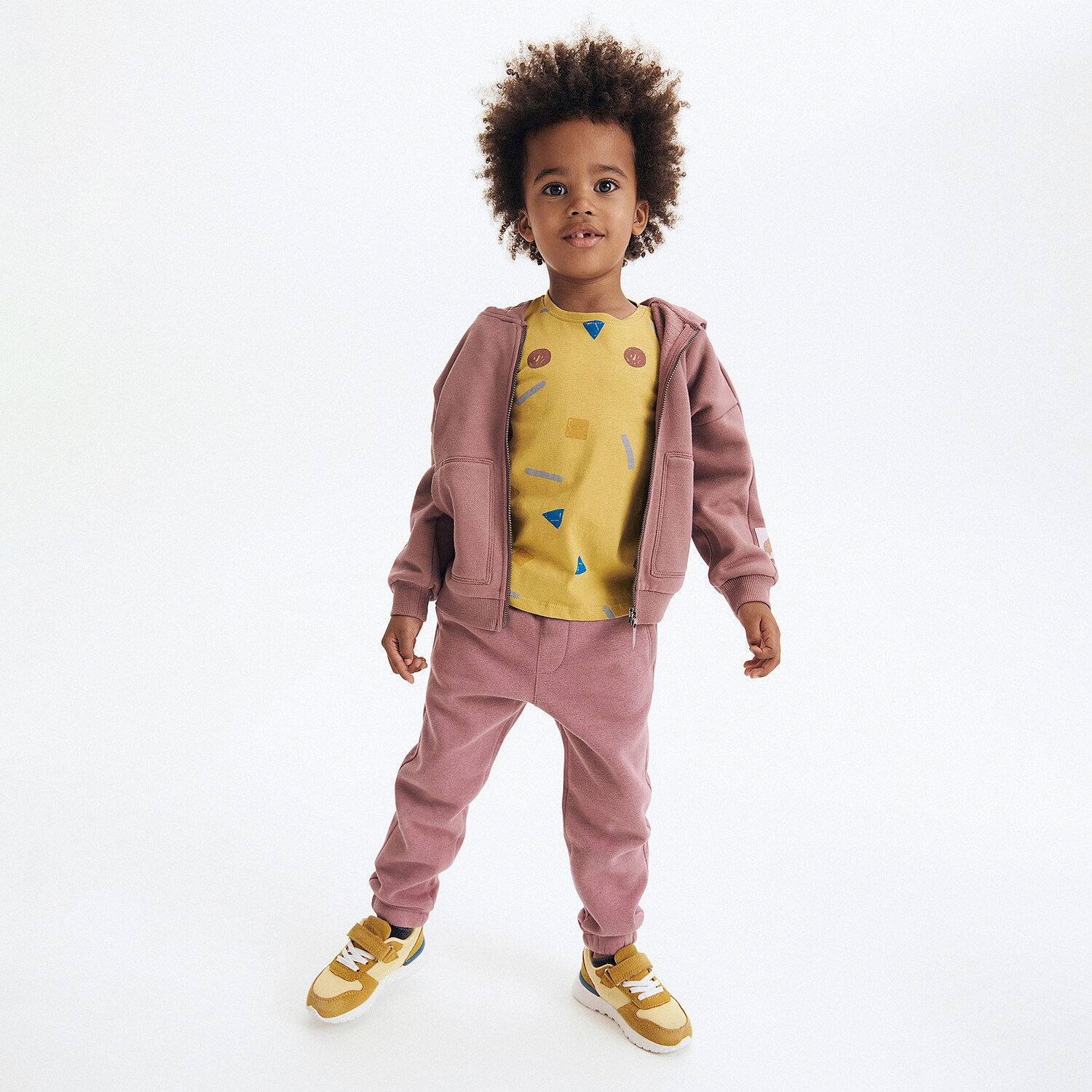 Reserved – Pantaloni sport cu buzunare – Roz baby imagine noua 2022