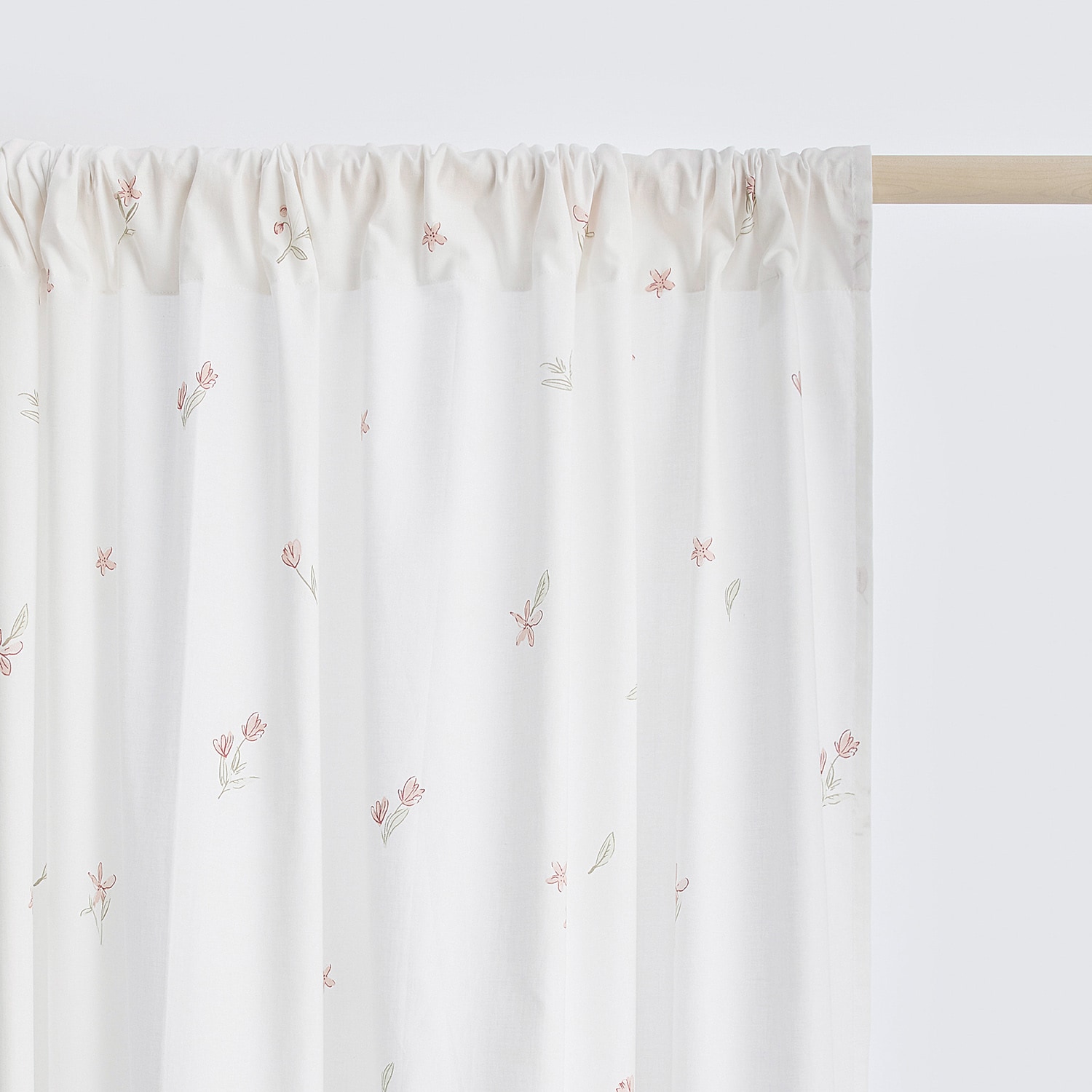 E-shop Reserved - Súprava 2 vzorovaných bavlnených záclon - Viacfarebná