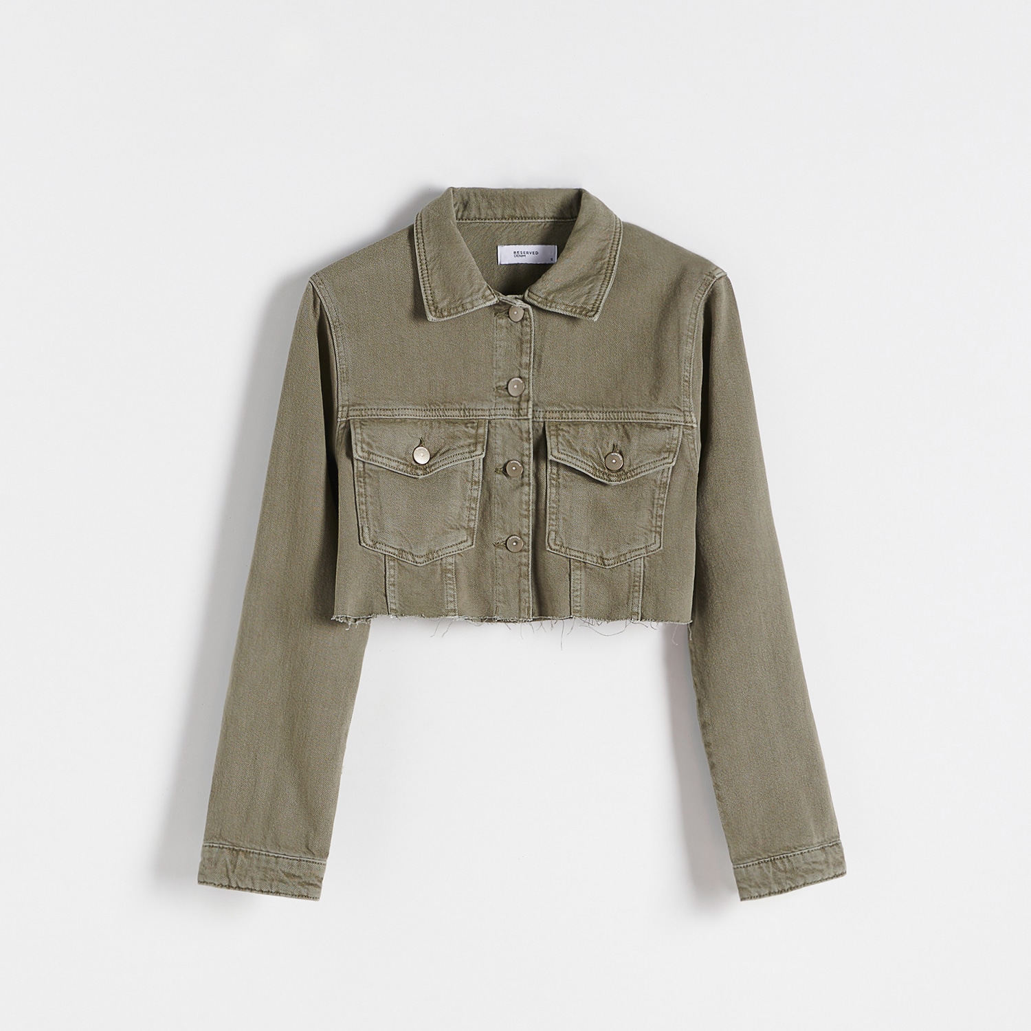 Reserved - Jachetă din denim - Verde