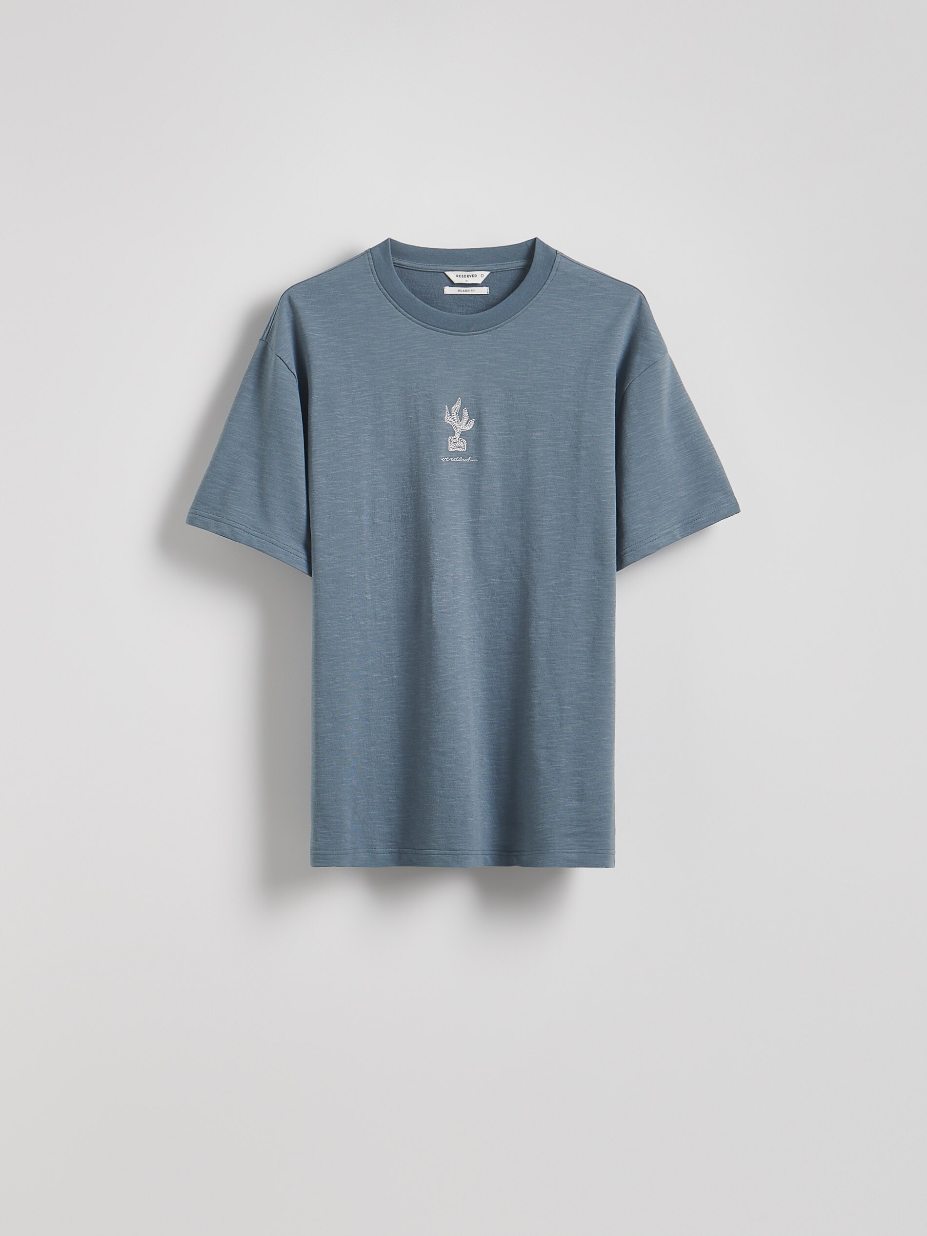 Reserved - Μπλούζα relaxed fit με κέντημα φωτογραφία