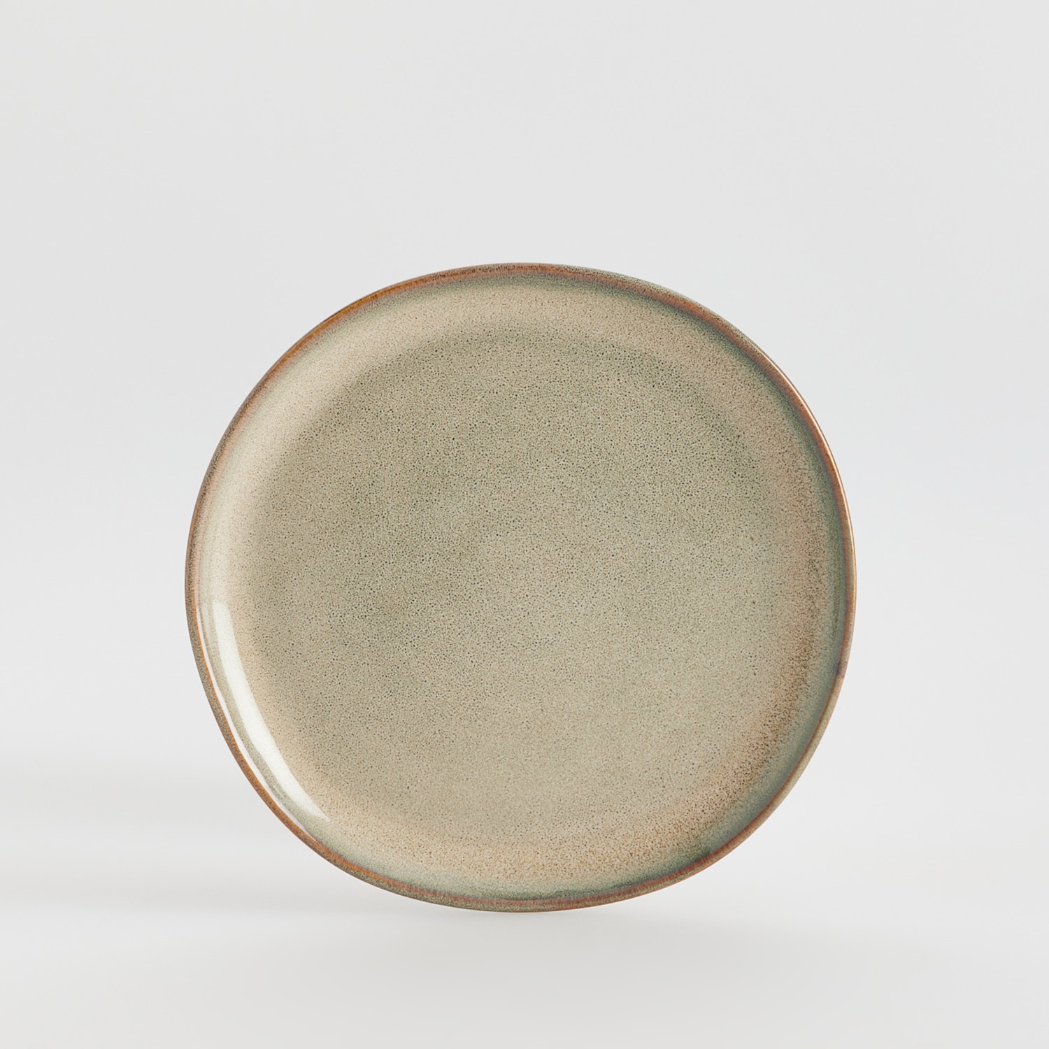 E-shop Reserved - Rustikálny keramický tanier - Béžová