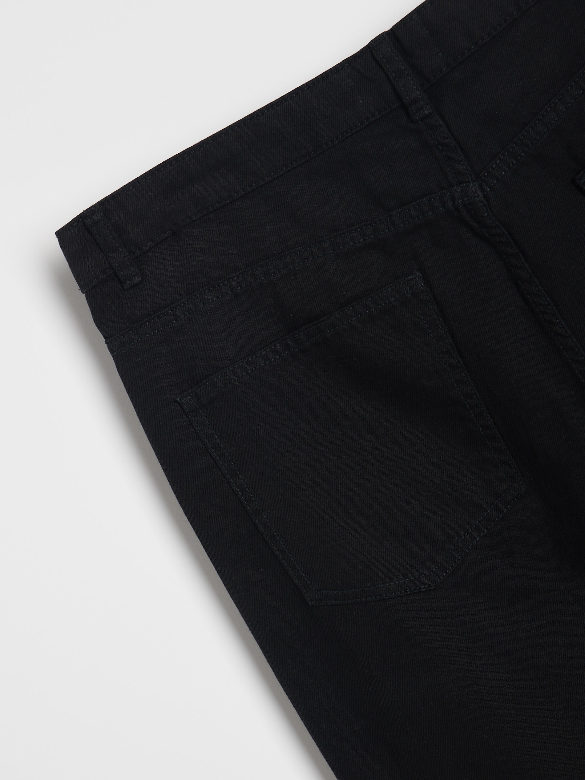 Reserved - Pantaloni loose fit in cotone - nero