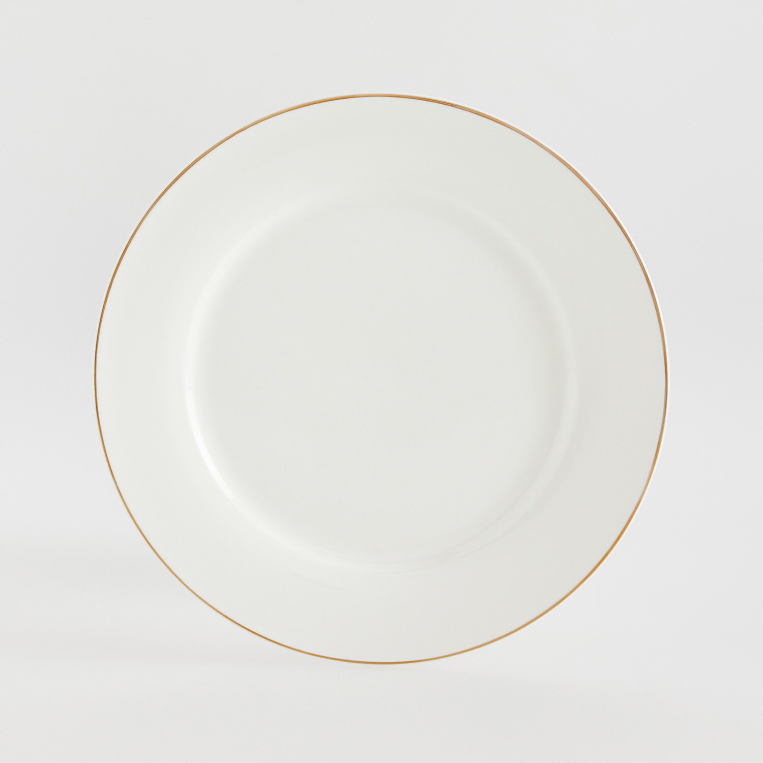 E-shop Reserved - Porcelánový tanier s obrubou - Biela