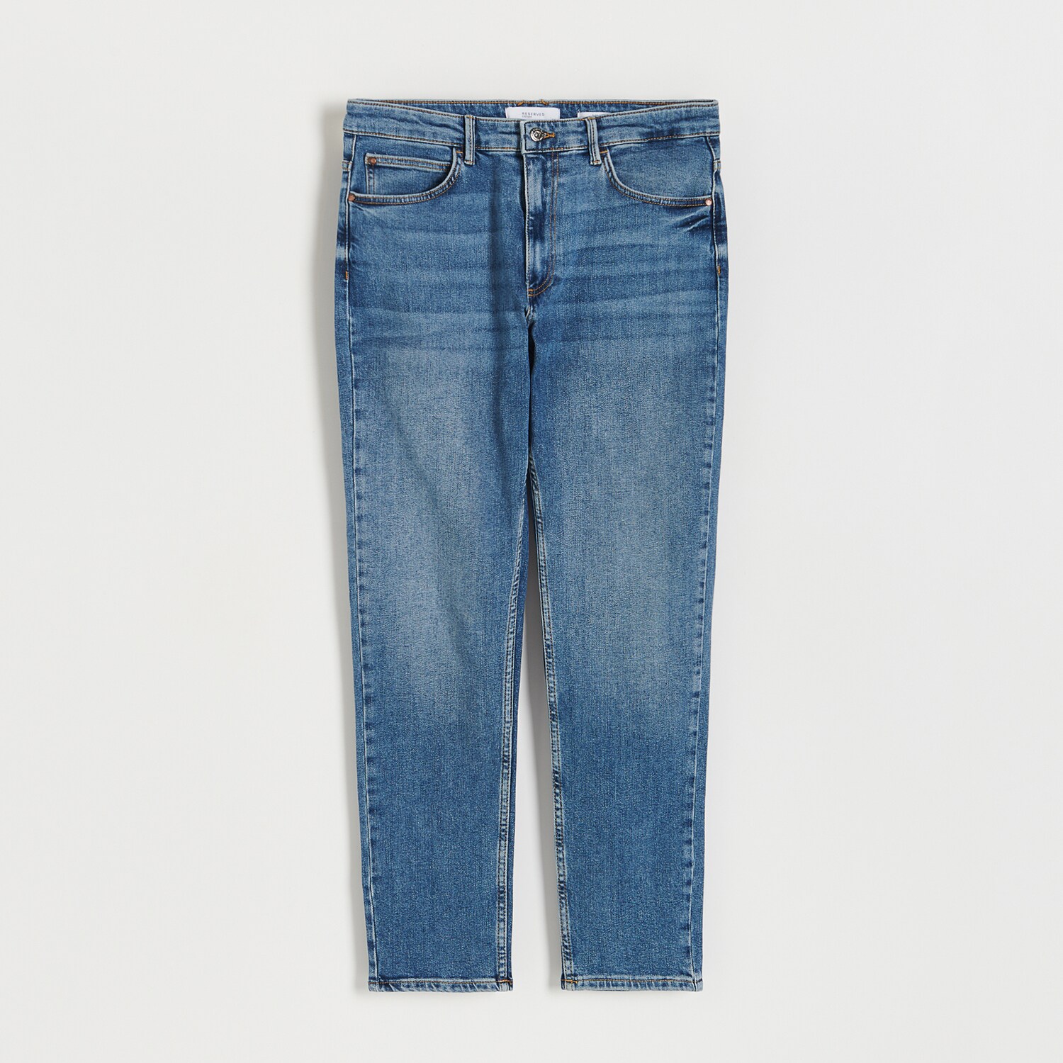 Reserved – Men`s jeans trousers – Albastru Albastru imagine noua 2022