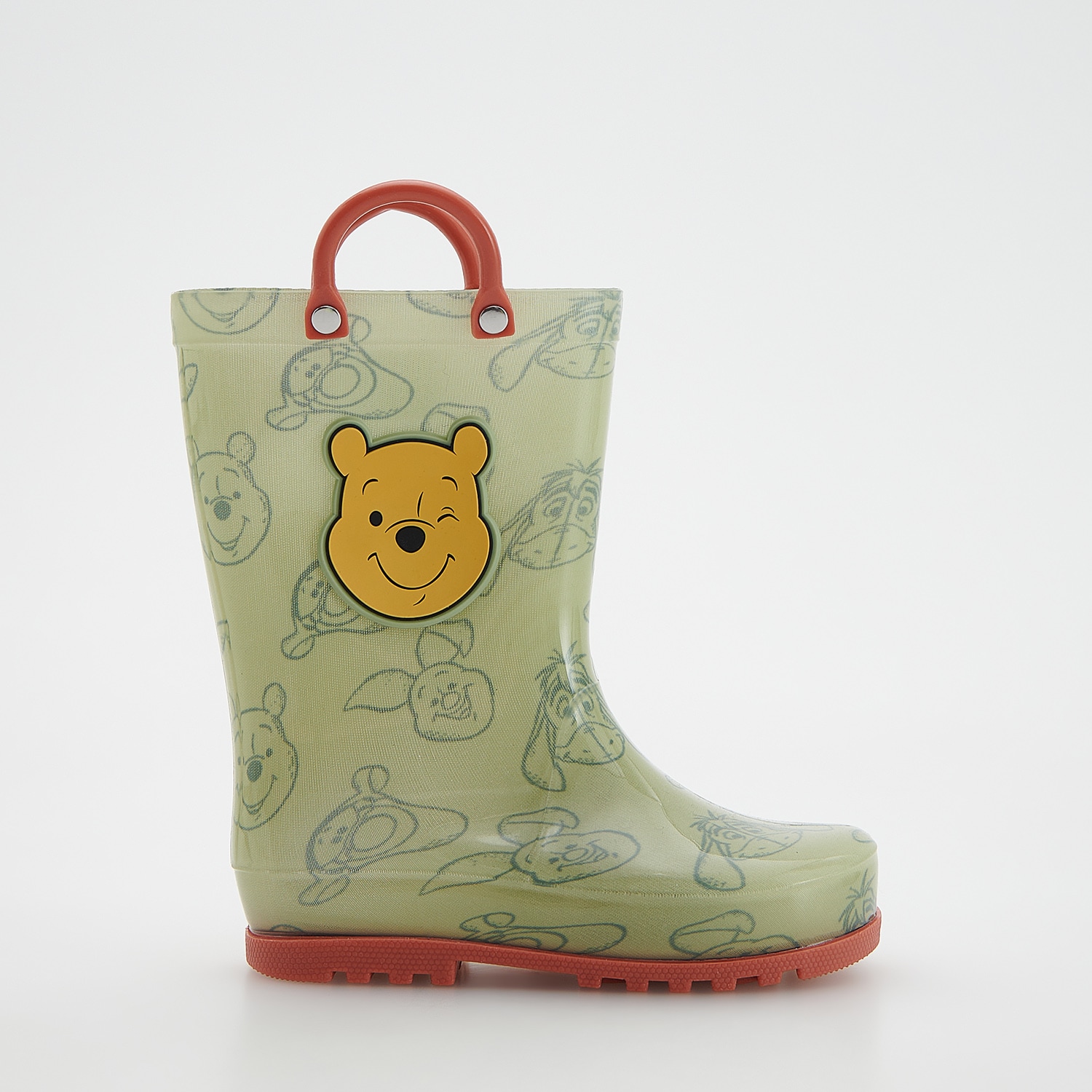 Reserved – Cizme Wellington cu imprimeu Winnie the Pooh – Verde baby imagine noua 2022