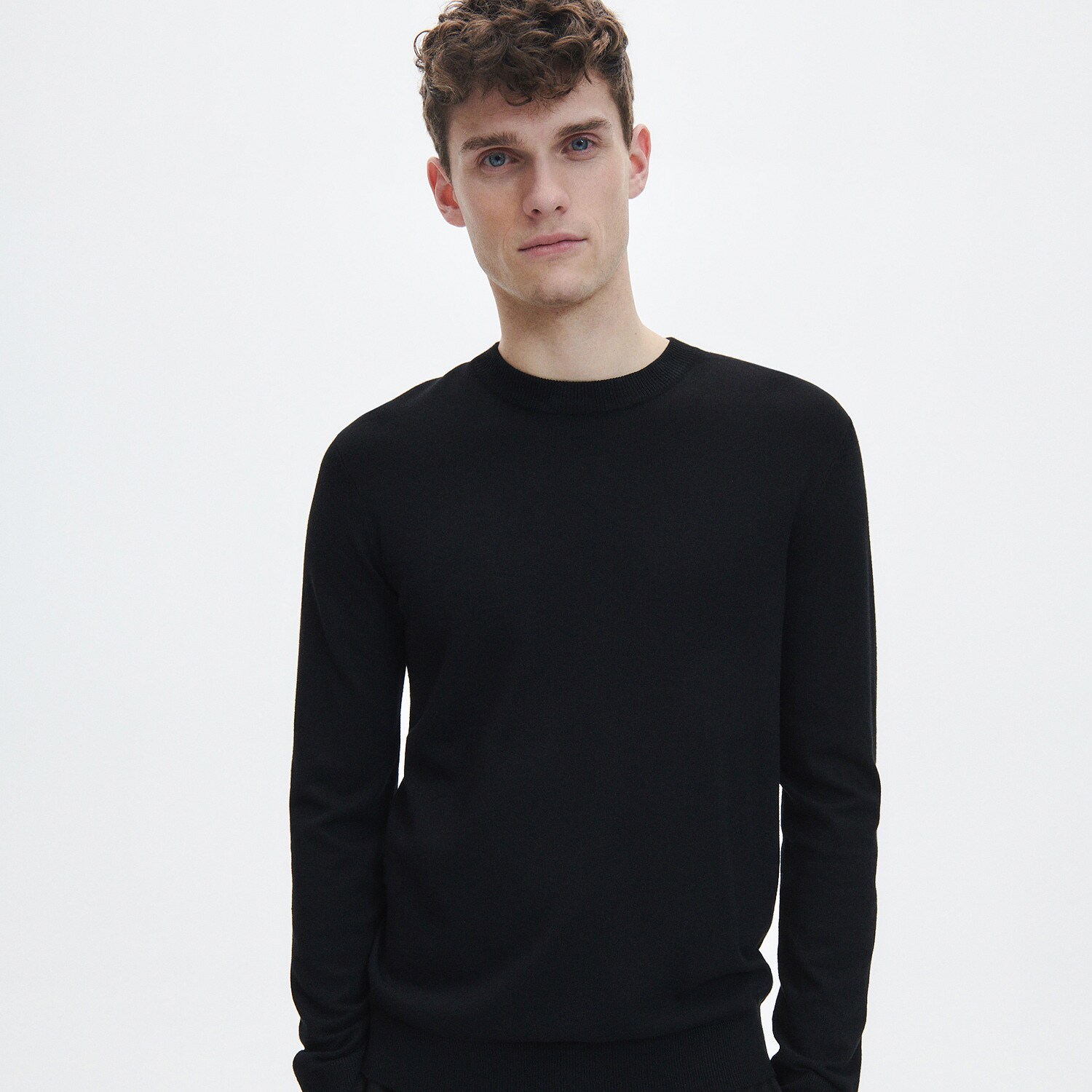 Reserved – Pulover din viscoză – Negru clothes imagine noua 2022