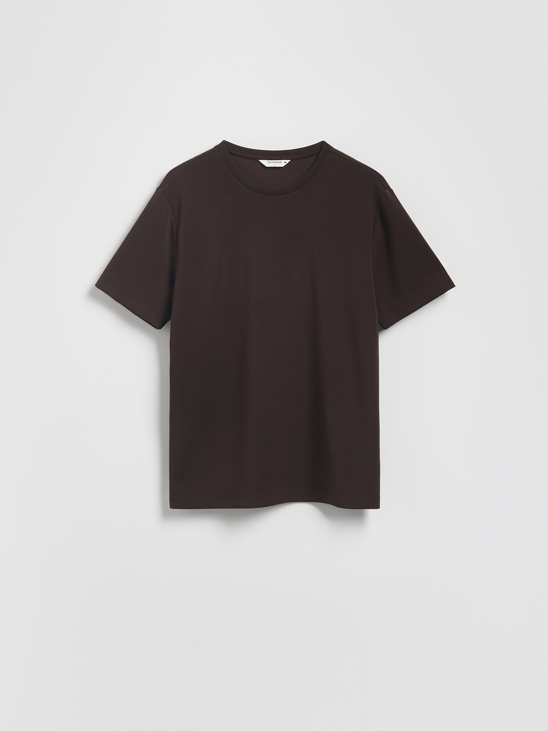 Reserved - Μπλούζα regular fit από μείγμα modal φωτογραφία