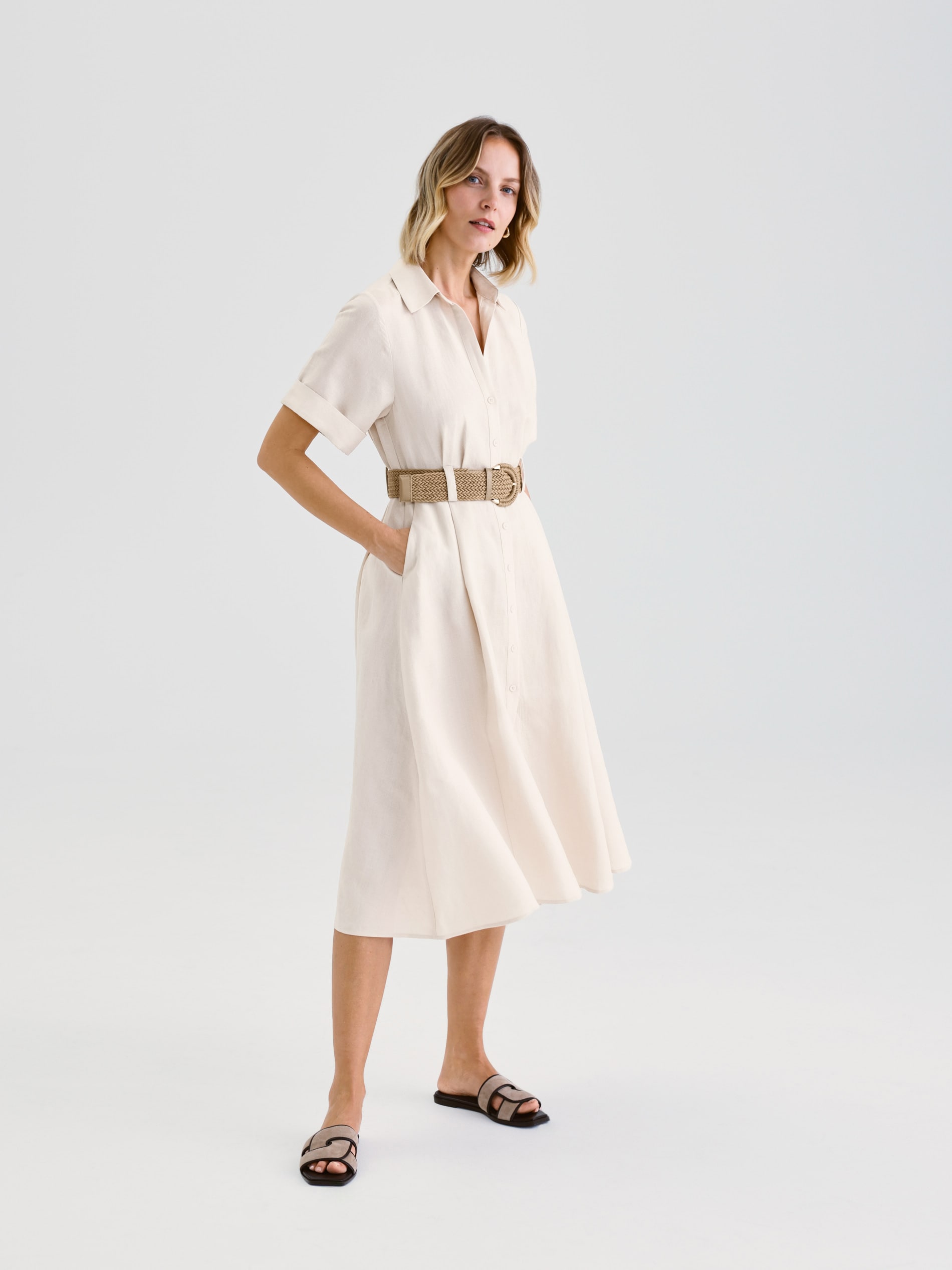 Reserved - LADIES` DRESS & BELT φωτογραφία