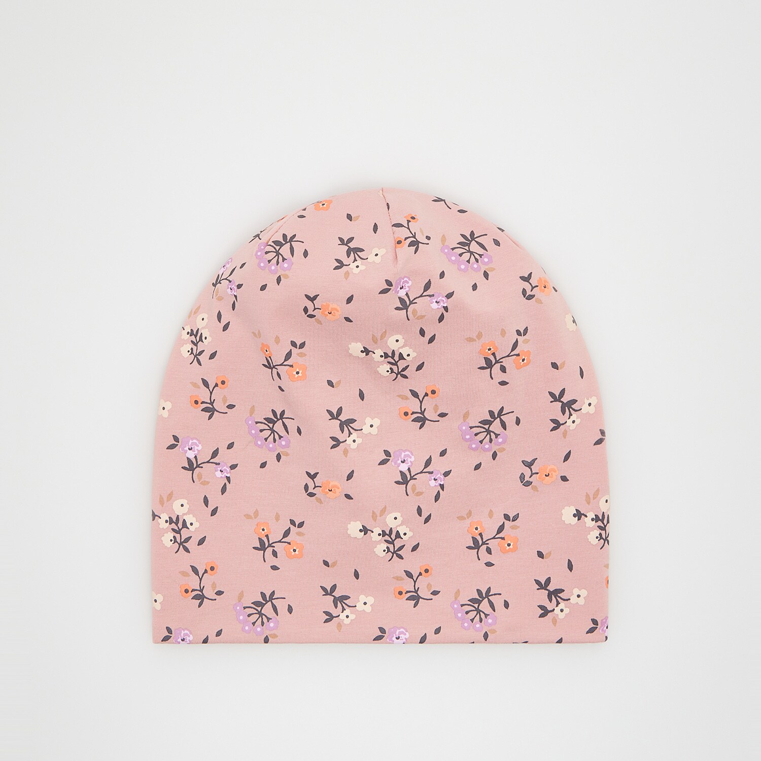Reserved – Căciulă cu model floral – Roz căciulă imagine noua 2022