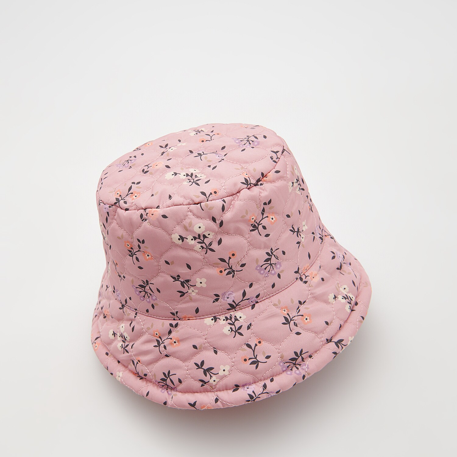 Reserved – Pălărie bucket cu model floral – Roz bucket imagine noua 2022