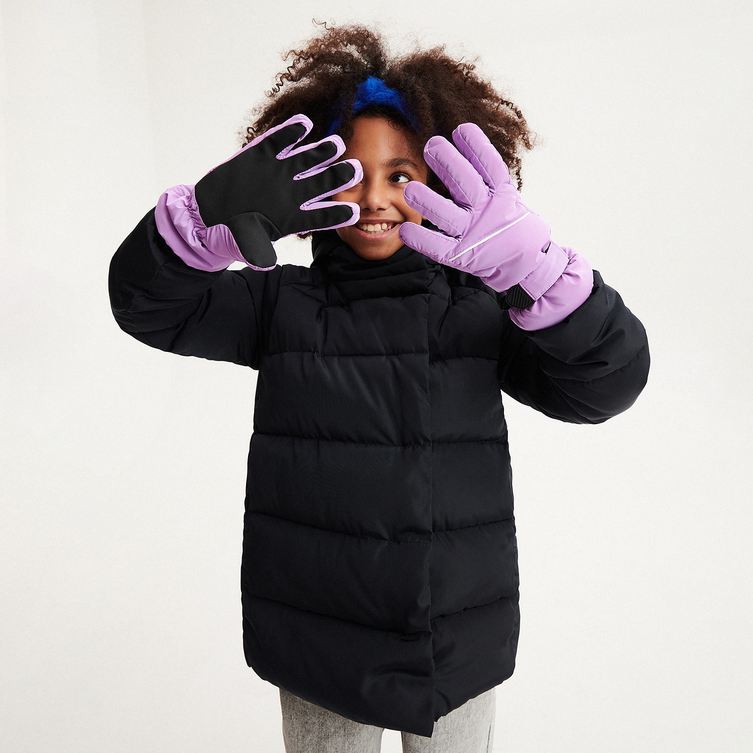 Reserved – Mănuși de schi – Violet garment imagine noua 2022