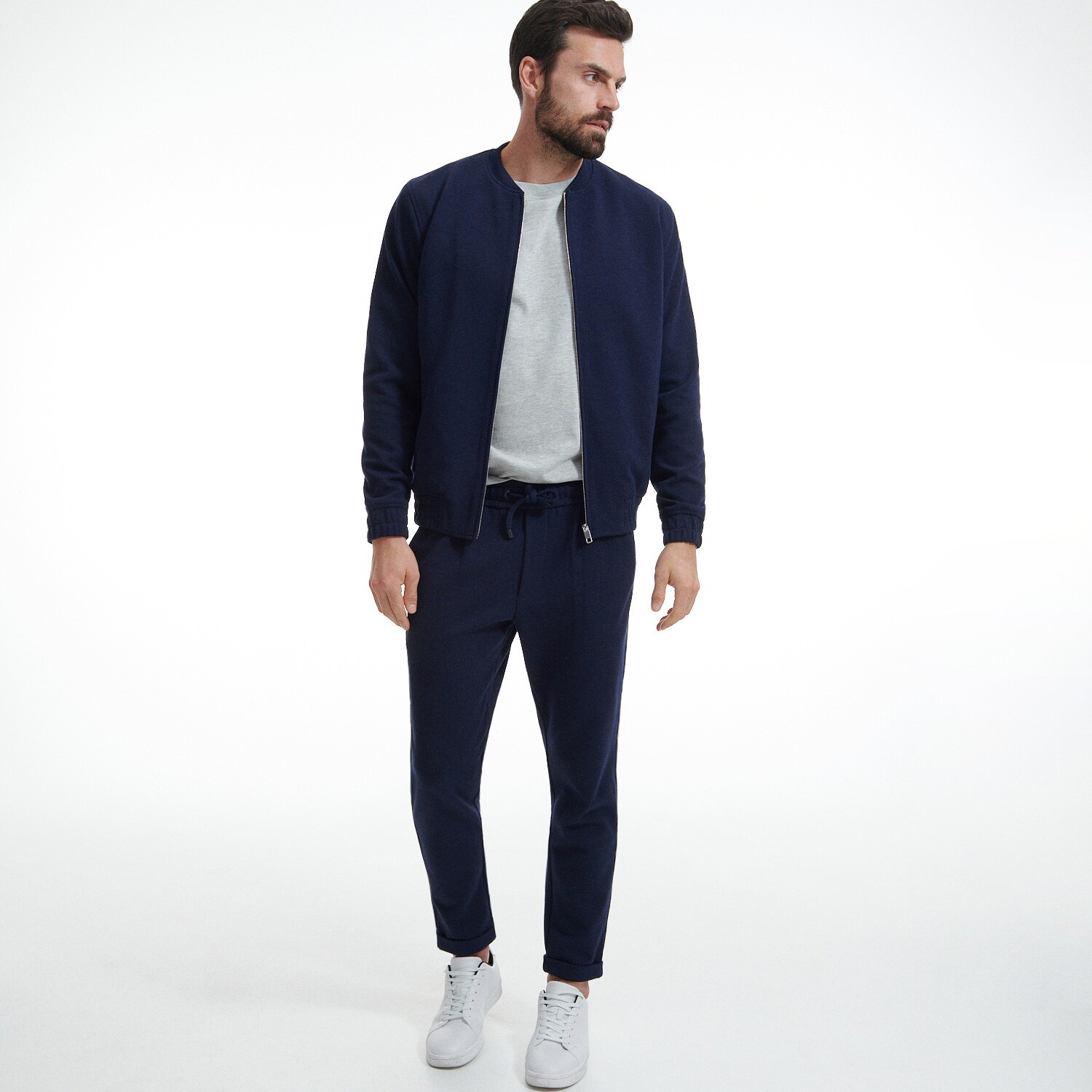 Reserved – Men`s trousers – Bleumarin bleumarin imagine noua 2022