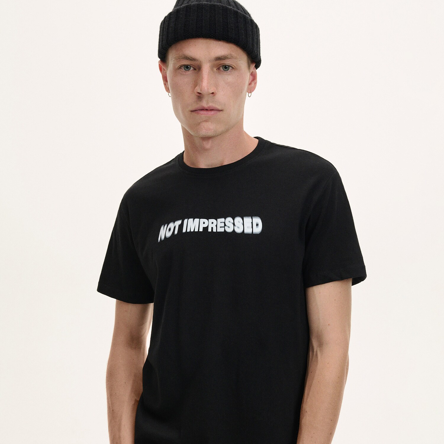 Reserved – Tricou regular cu imprimeu – Negru clothes imagine noua 2022