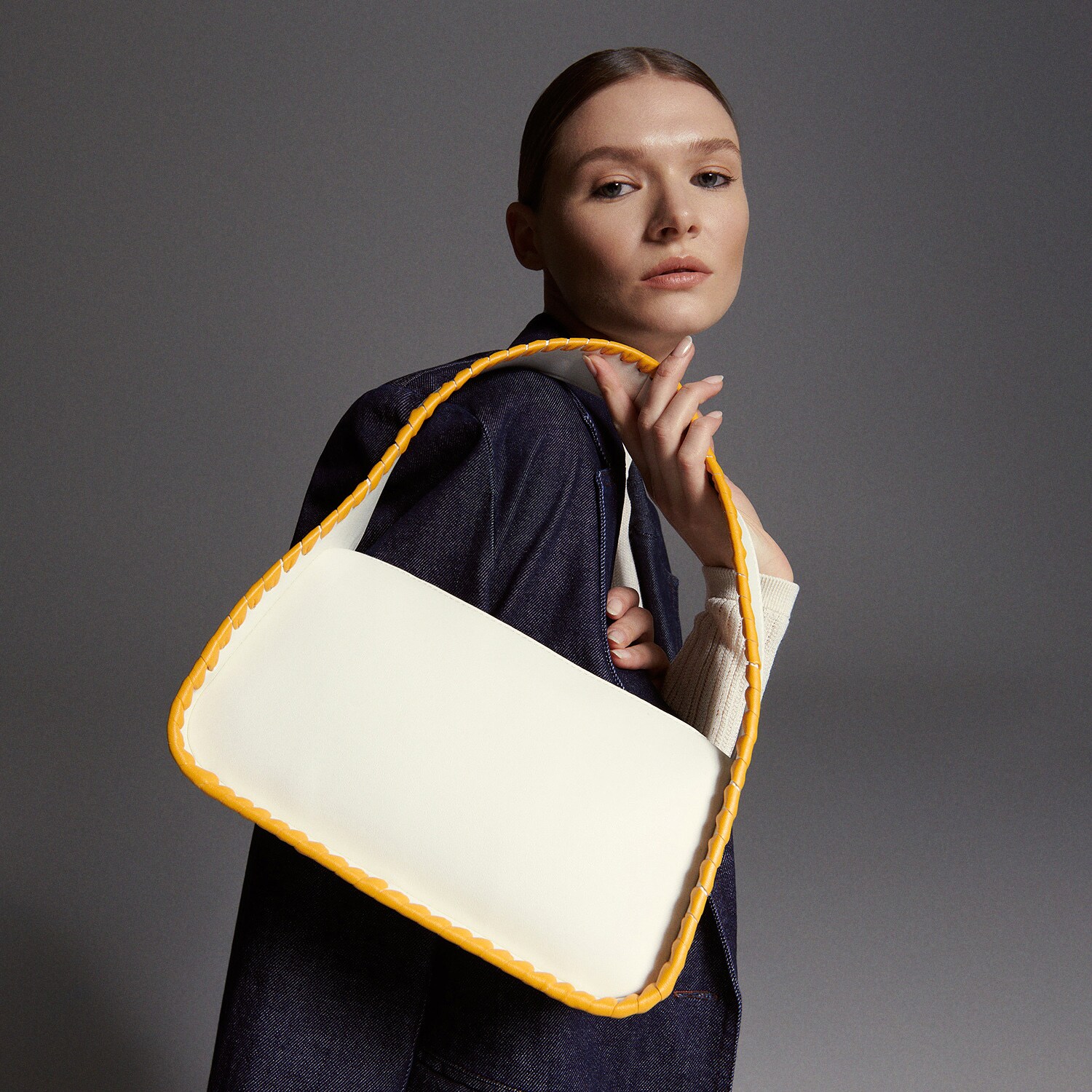 Reserved – Poșetă din imitație de piele – Multicolor accessories imagine noua 2022