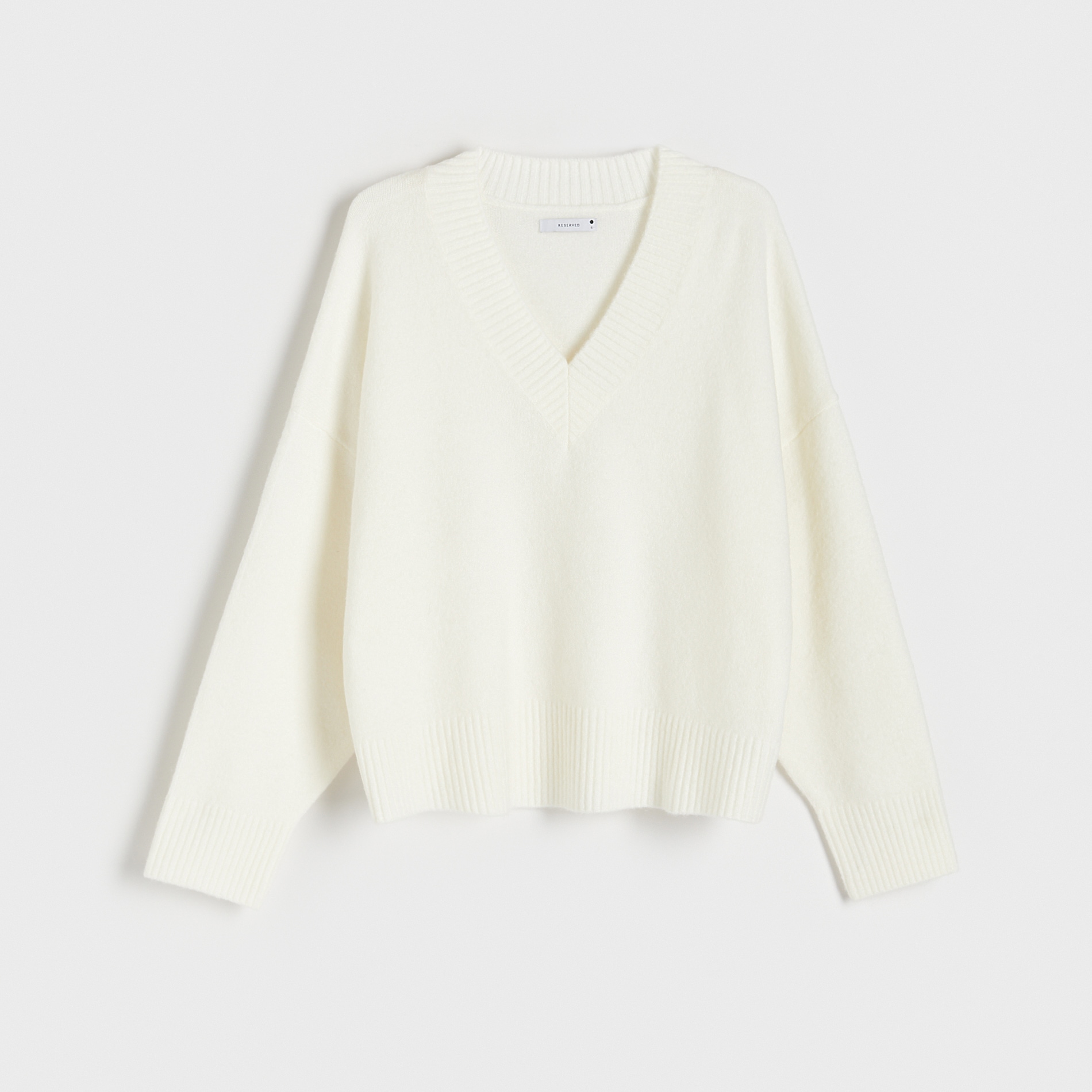 Reserved - Pulover oversized - Ivory