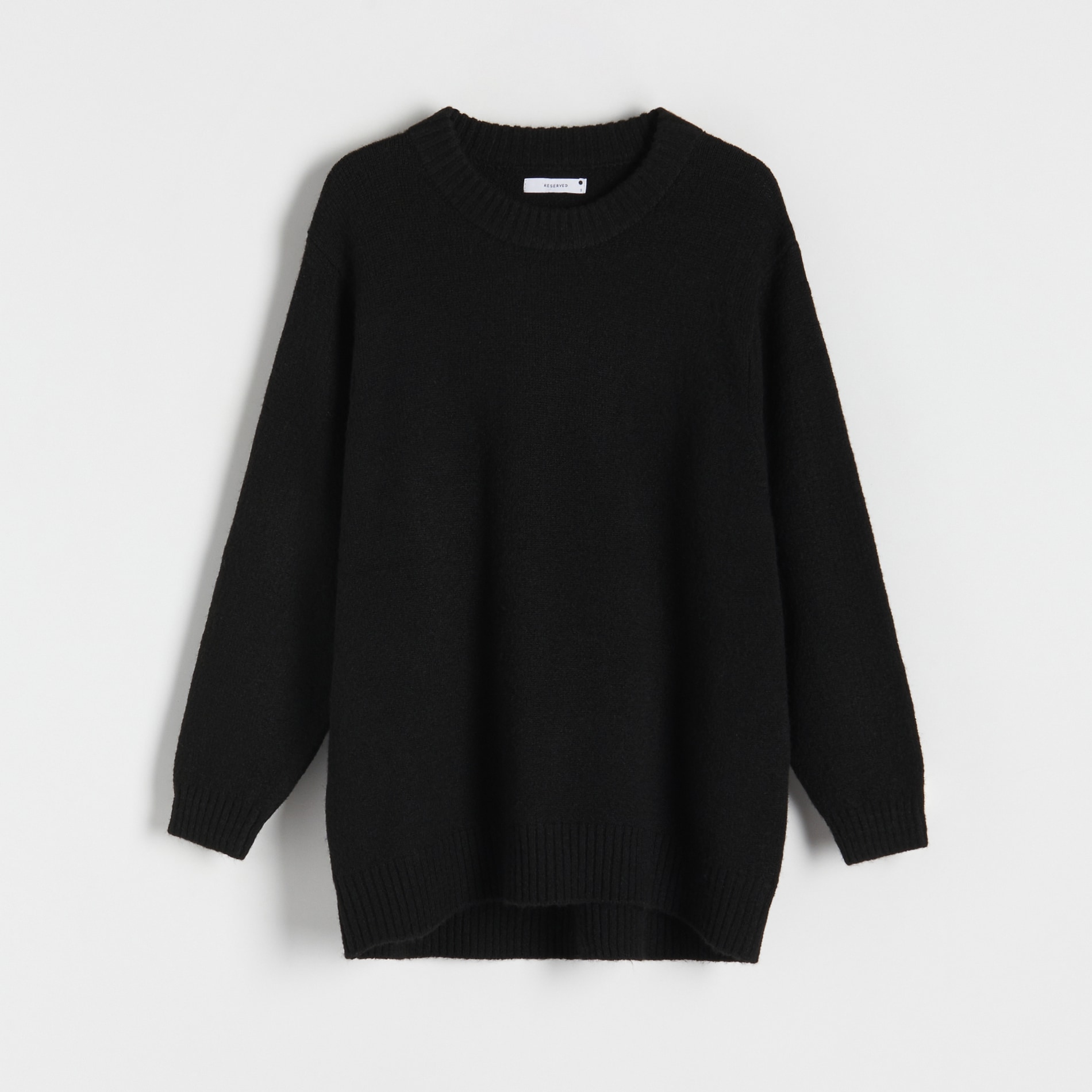 E-shop Reserved - Hladký sveter - Čierna