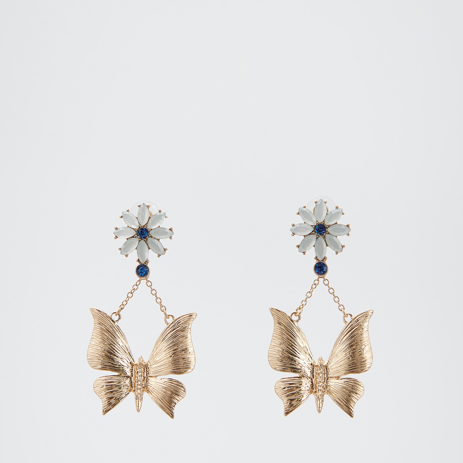 Reserved – Cercei cu fluture – Multicolor accessories imagine noua 2022