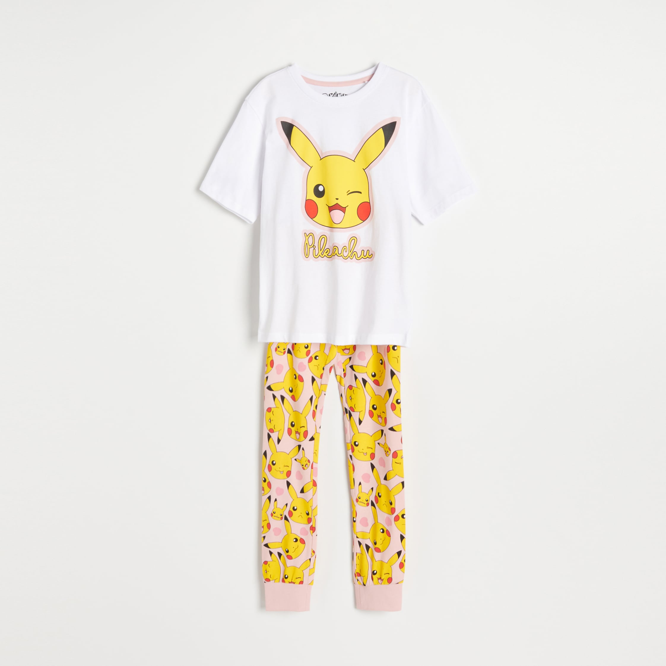 Reserved – Set pijama cu Pokémon – Alb Alb imagine noua gjx.ro