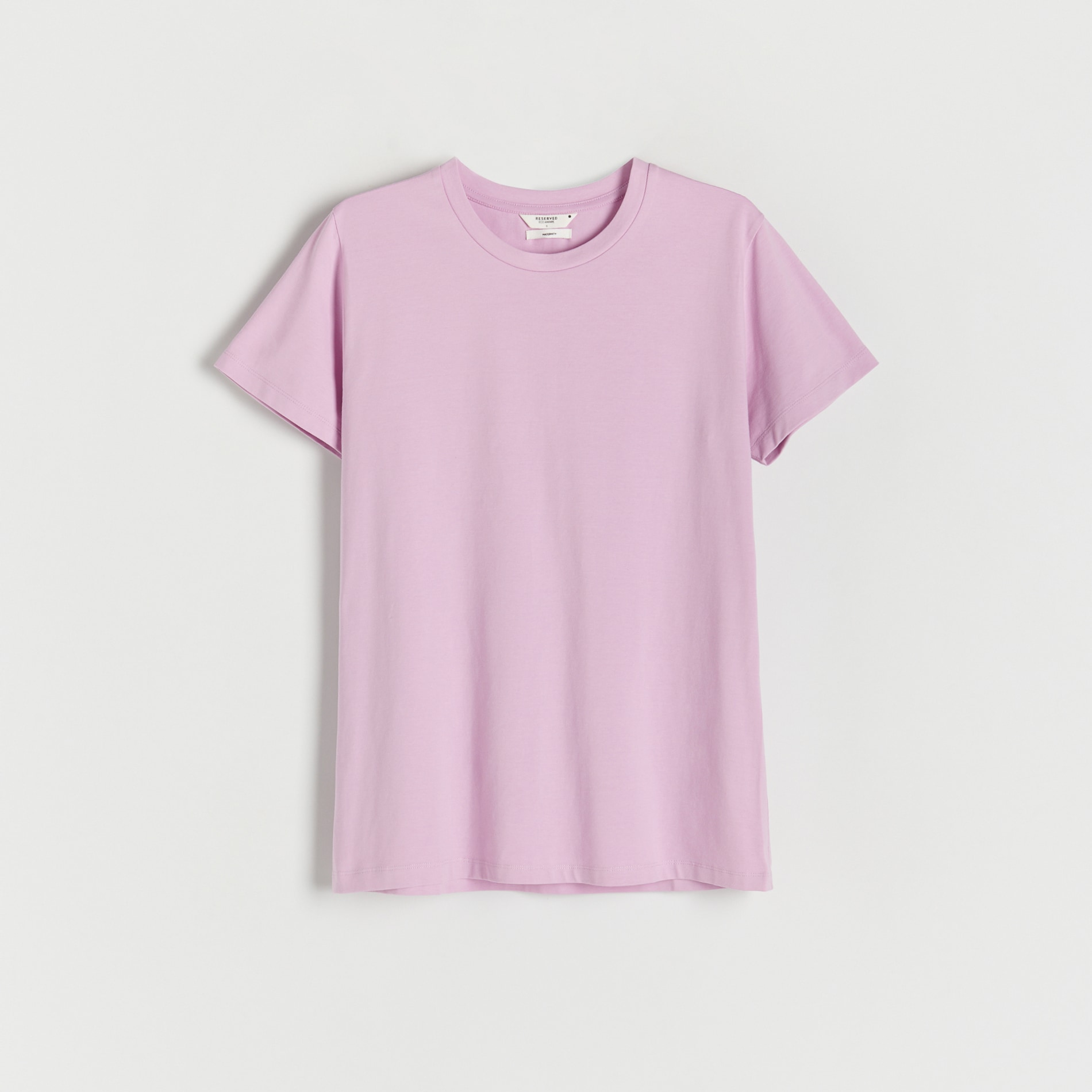Reserved – Tricou cu conținut ridicat de bumbac organic – Violet bumbac imagine noua 2022