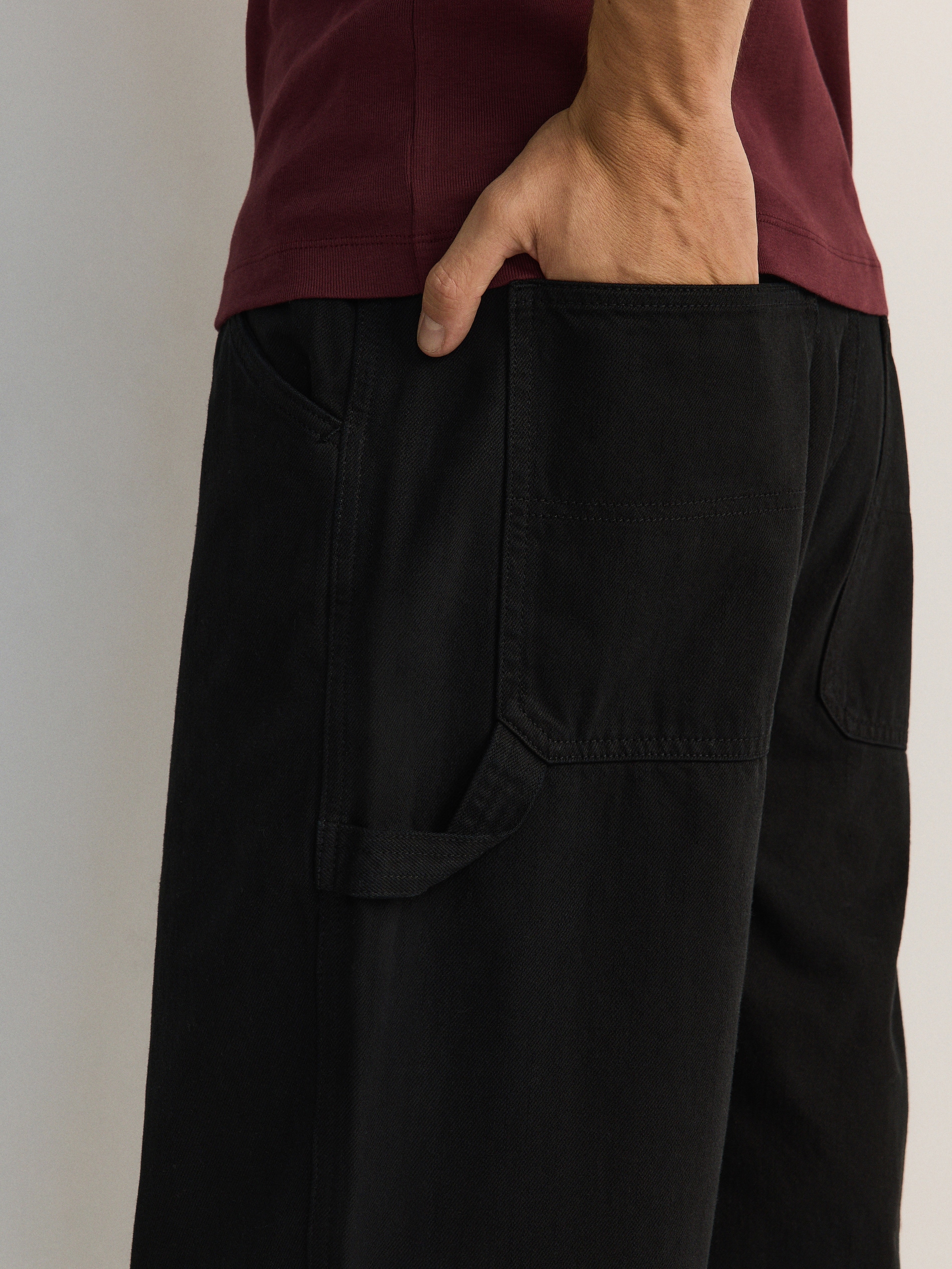 Reserved - Pantaloni loose - nero