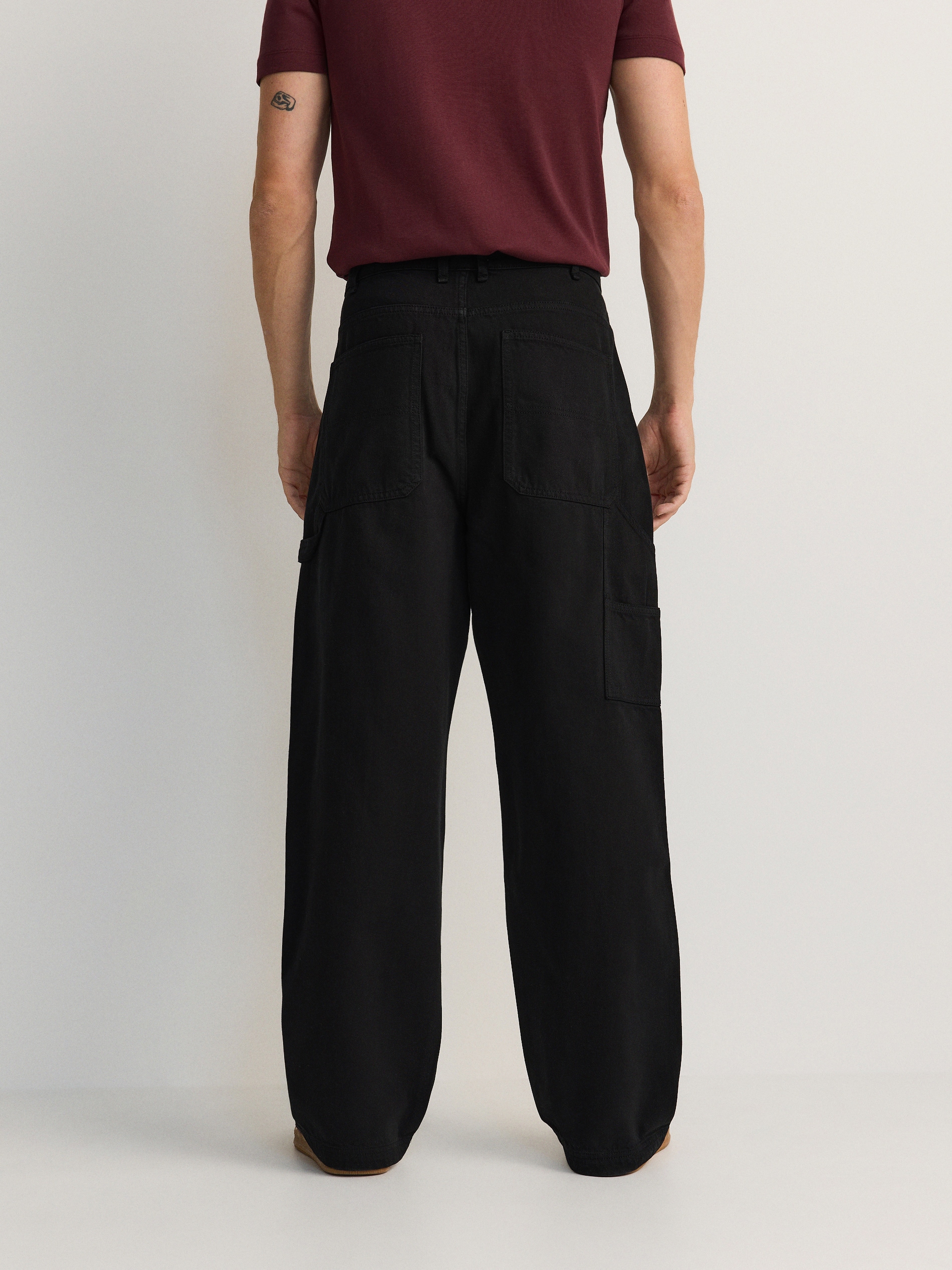 Reserved - Pantaloni loose - nero