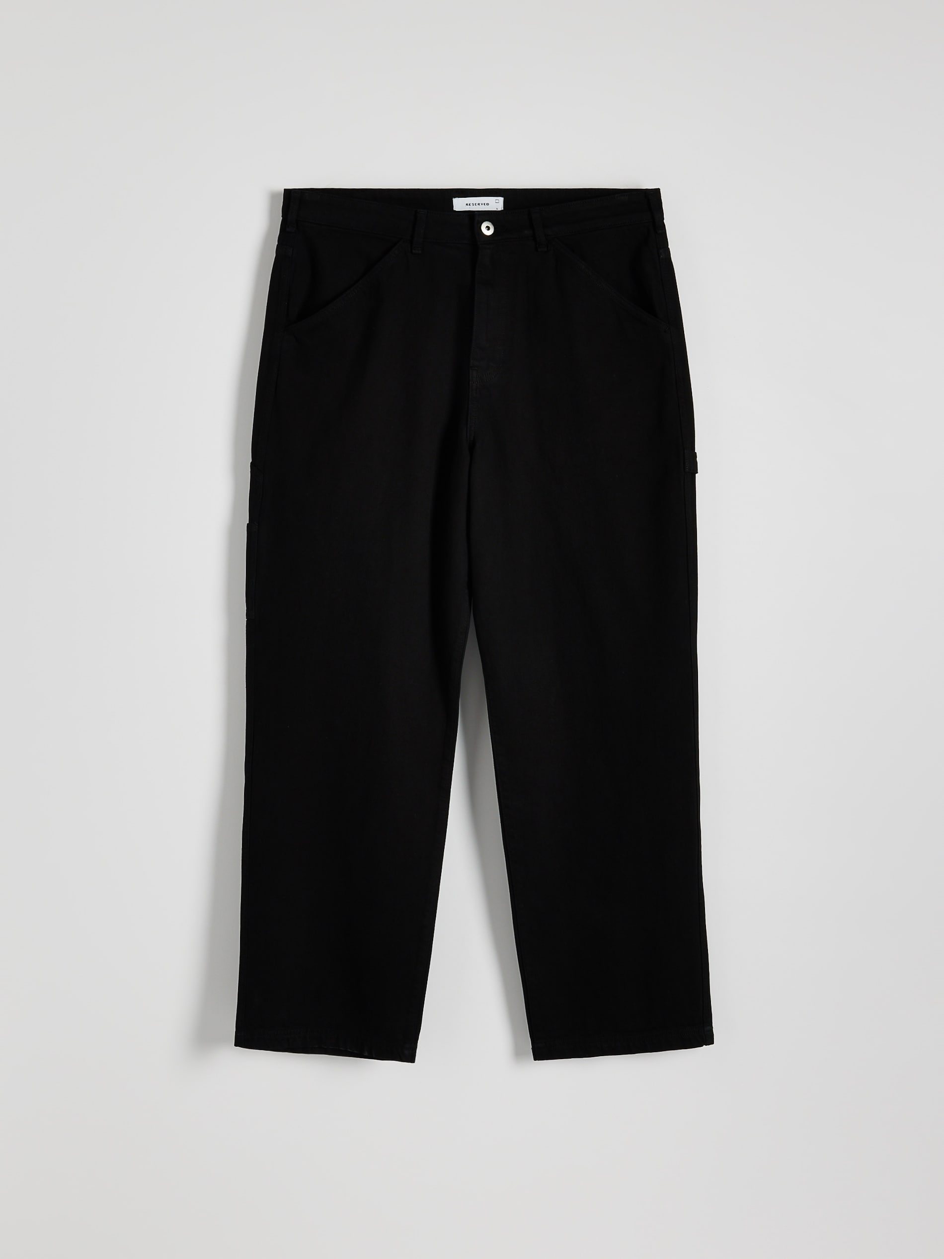 Reserved - Pantaloni loose - nero