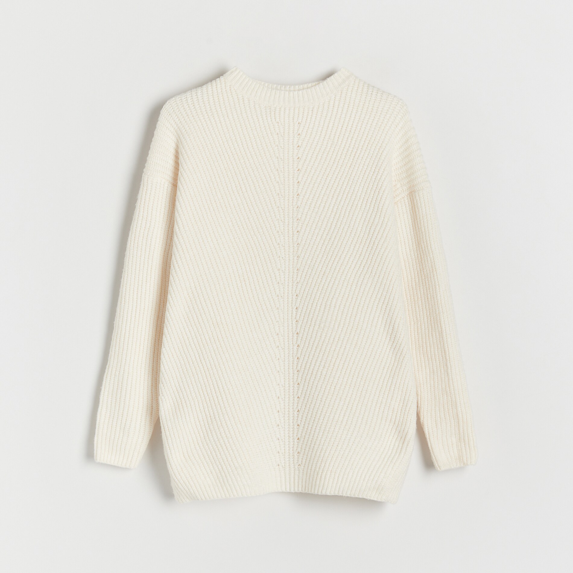 Reserved – Pulover din tricot moale – Ivory clothes imagine noua gjx.ro