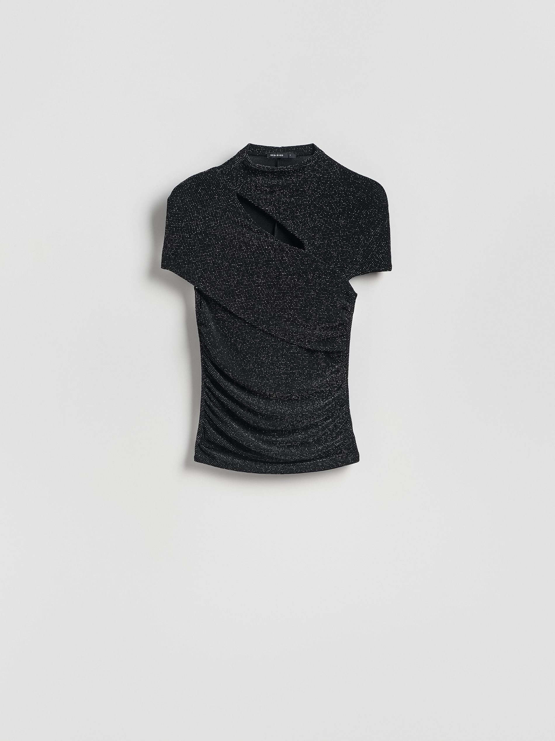 Majica z metalnim efektom - črna - RESERVED - original5