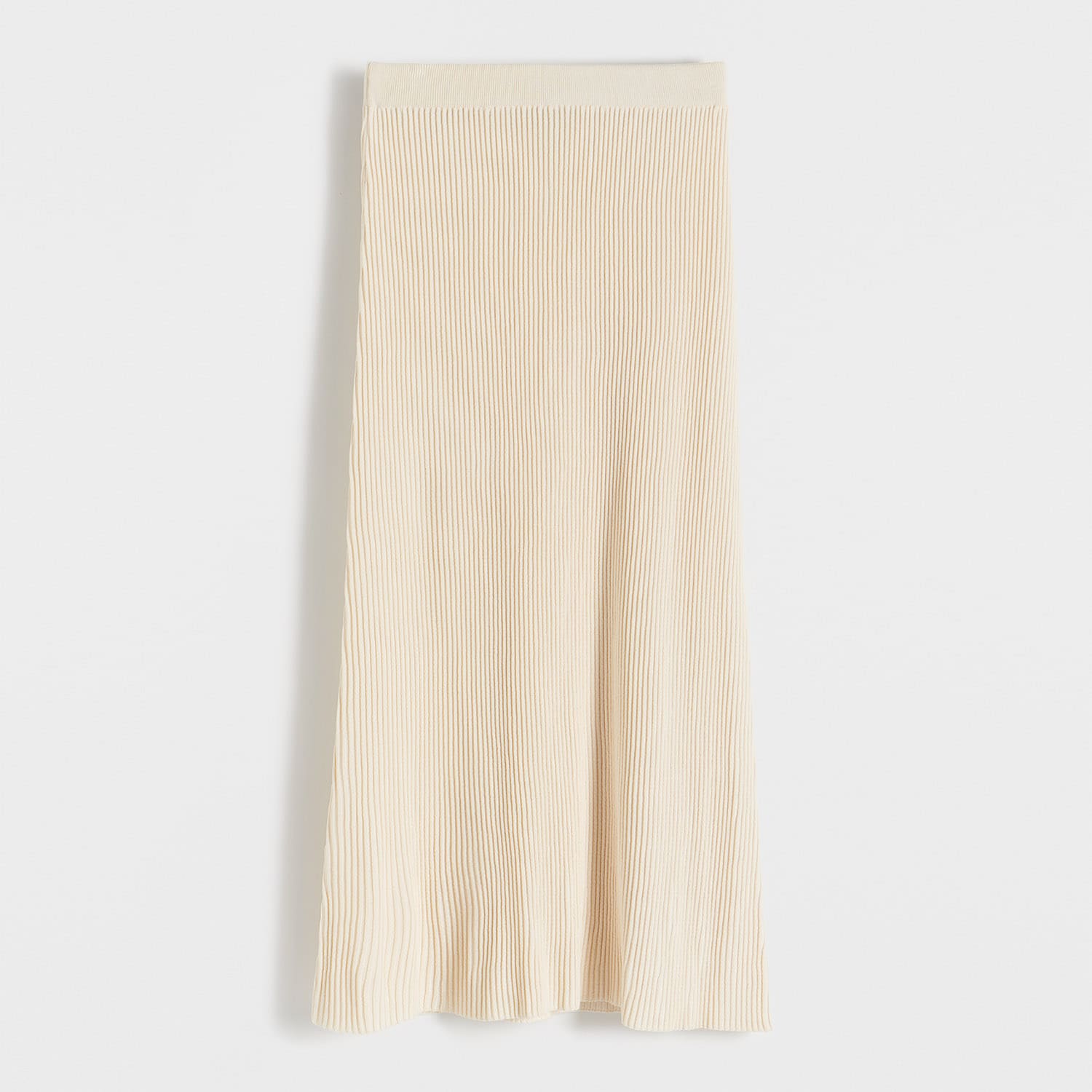 Reserved - Fustă tricotată - Ivory