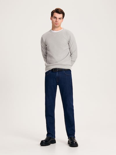 Regular jeans Color indigo jeans - RESERVED - 6773H-57J