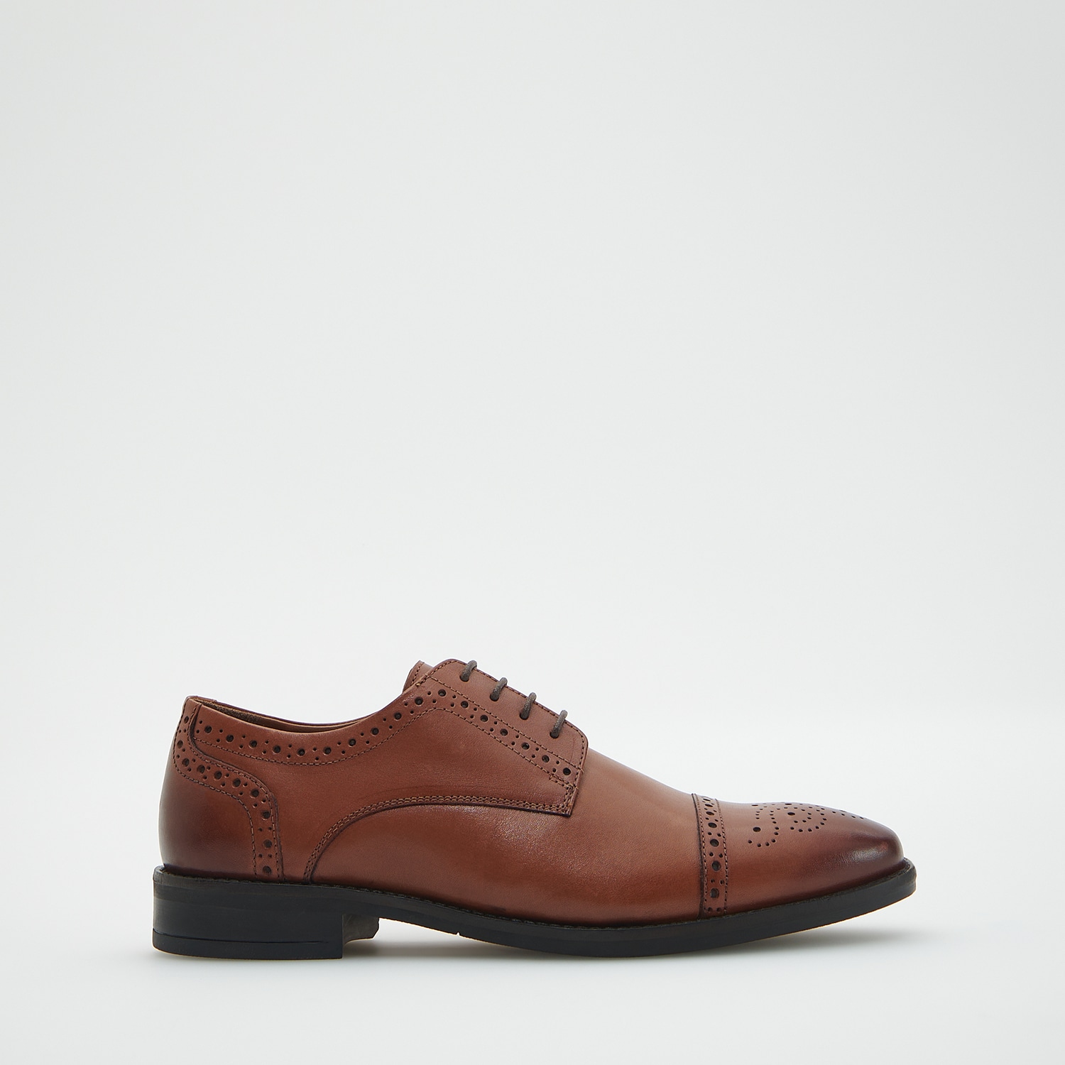 Reserved – Pantofi din piele – Maro imagine noua 2022