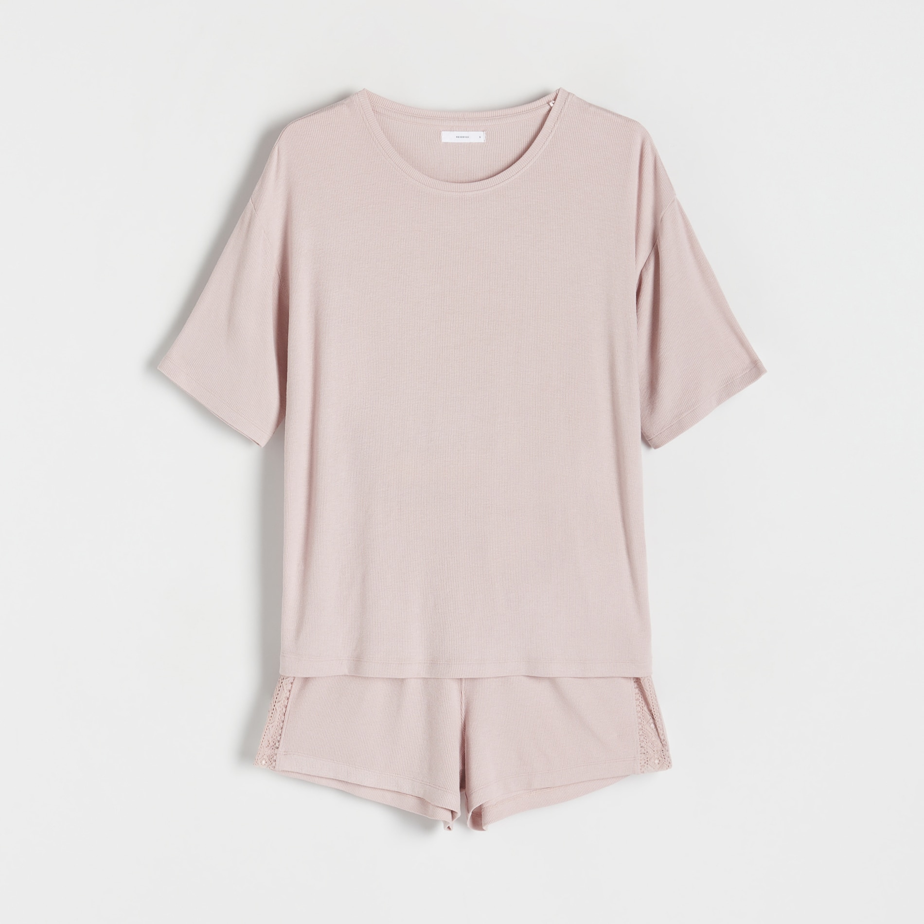 E-shop Reserved - Dvojdielne viskózové pyžamo - Ružová