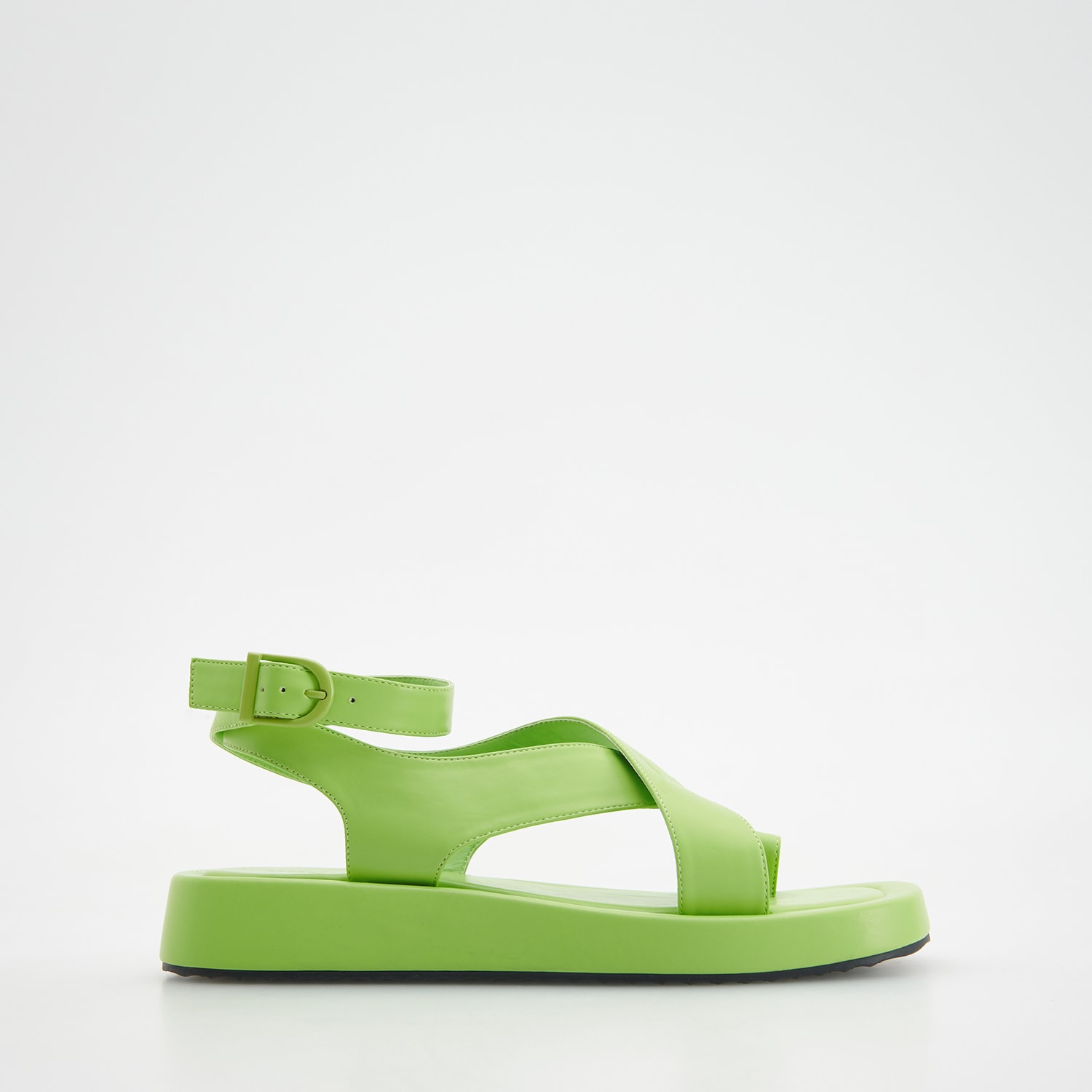 Reserved - Sandale cu talpă dreaptă - Verde