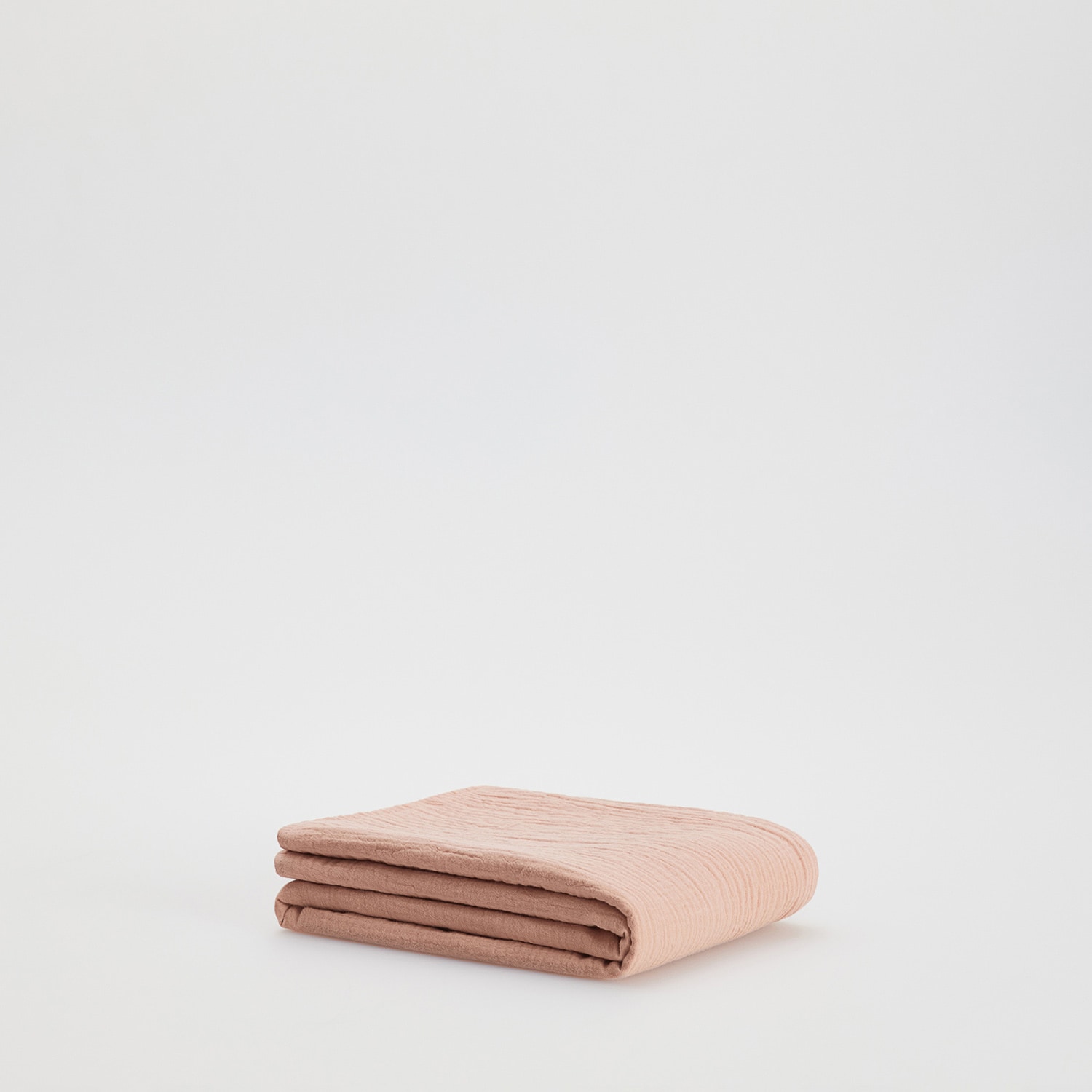 Reserved - Pătură din muselină, cu broderie - Roz