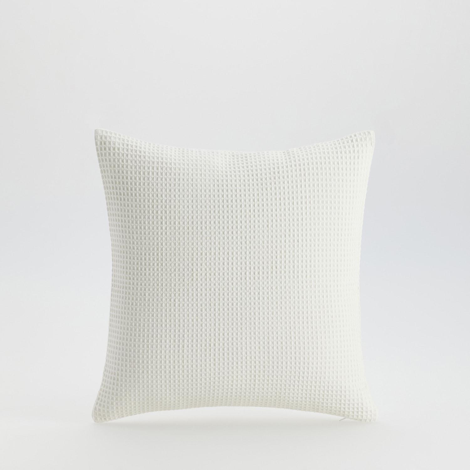 Reserved - Față de pernă din tricot cu textură gofrată - Ivory