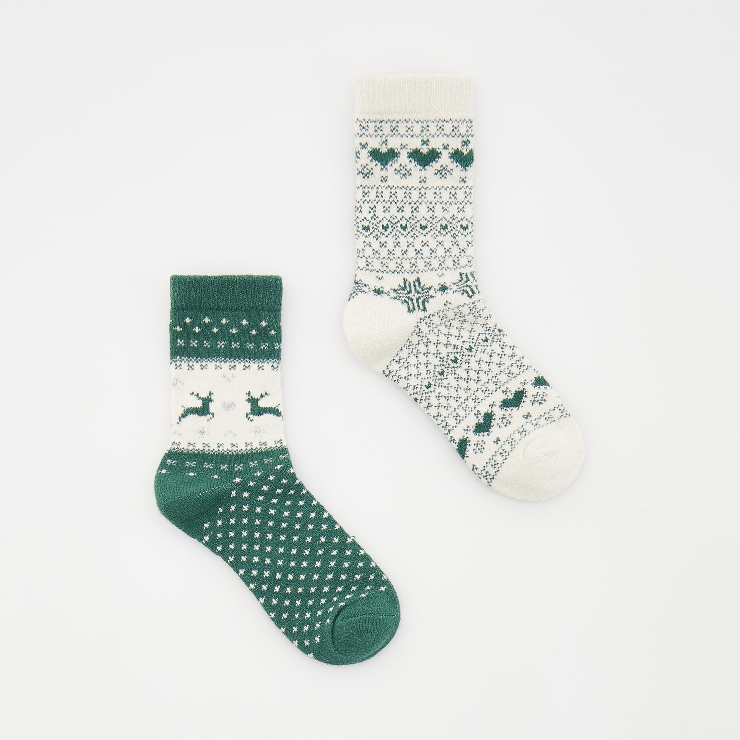 E-shop Reserved - Ladies` socks - Zelená