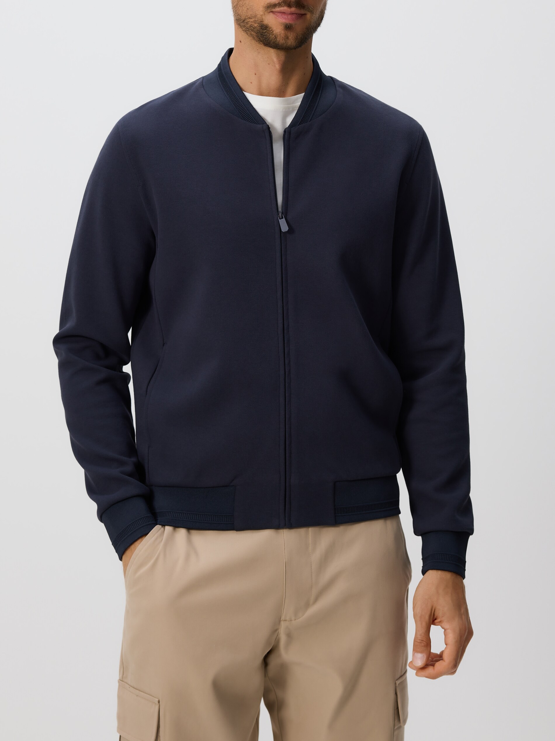 Reserved - Sudadera bomber - antracita