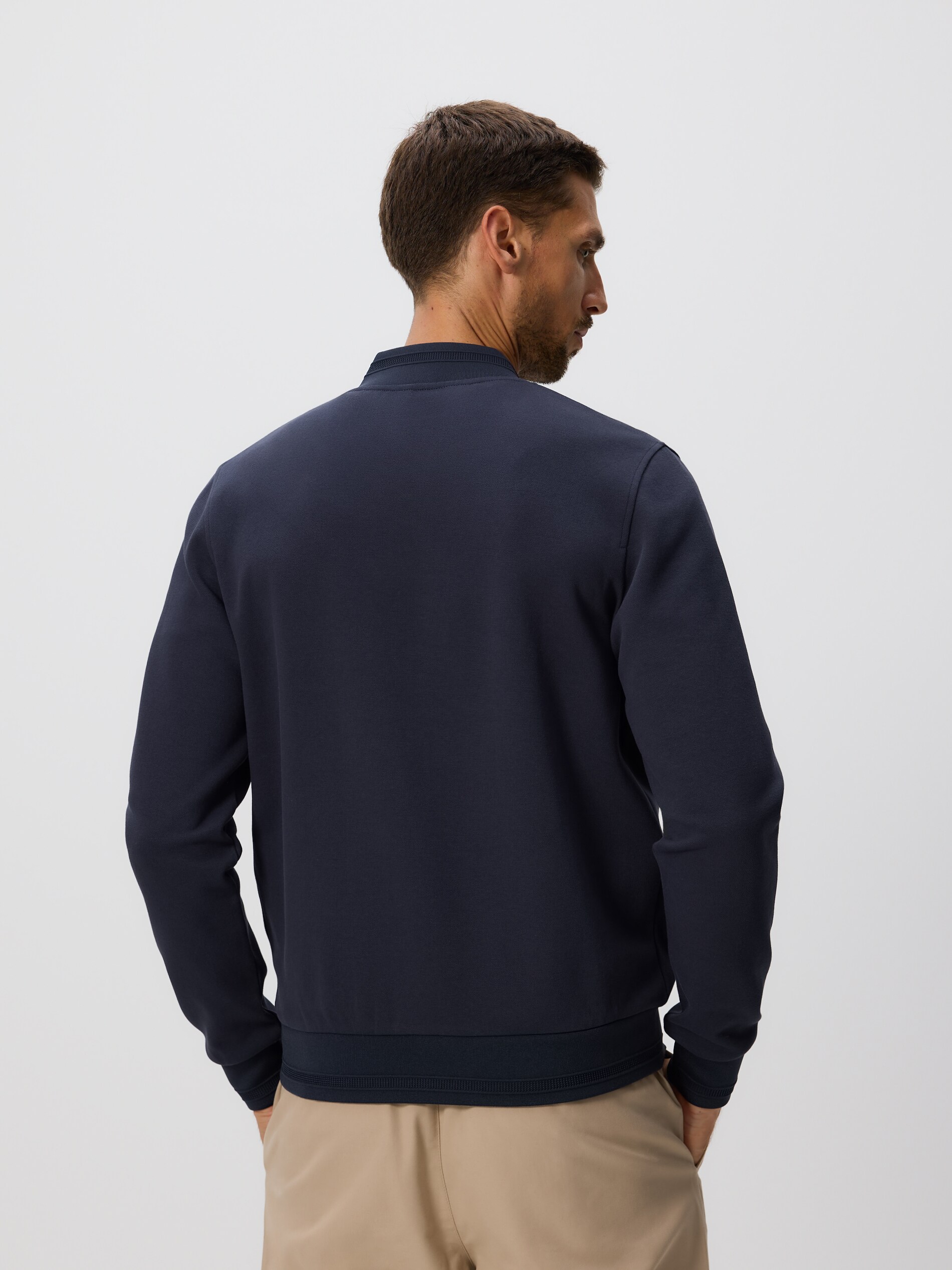 Reserved - Sudadera bomber - antracita